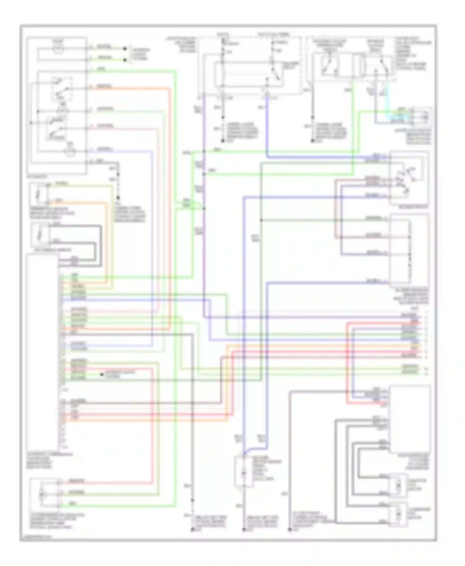 Eclipse Mitsubishi III (1999-2005): 3.0l, manual a/c circuit (1 of 2)