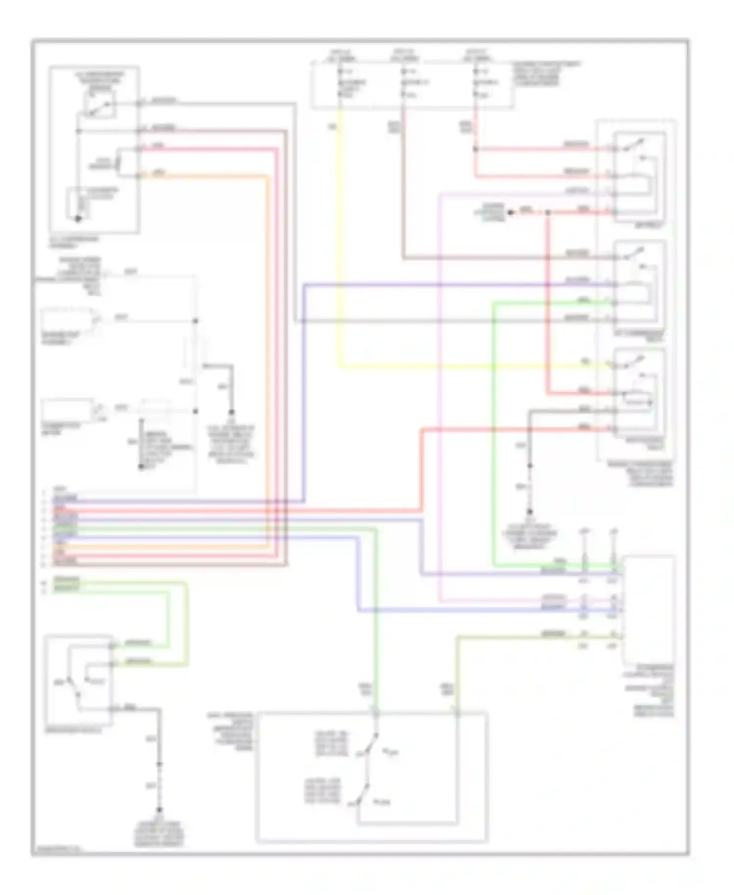Eclipse Mitsubishi III (1999-2005): 3.0l, manual a/c circuit (2 of 2)