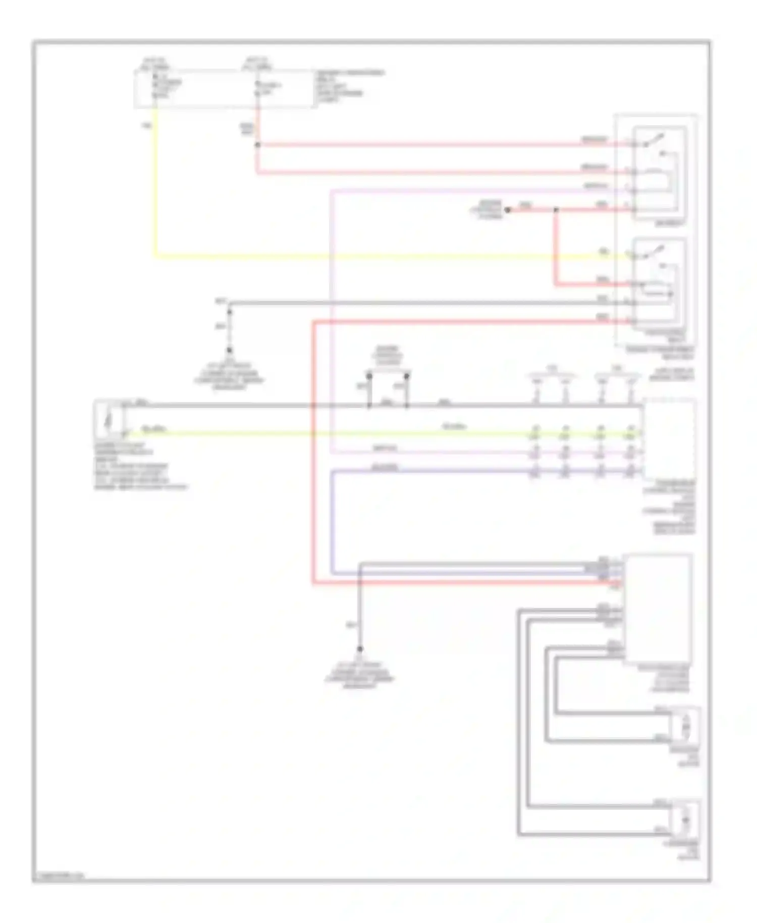 Eclipse Mitsubishi III (1999-2005): Cooling fan circuit