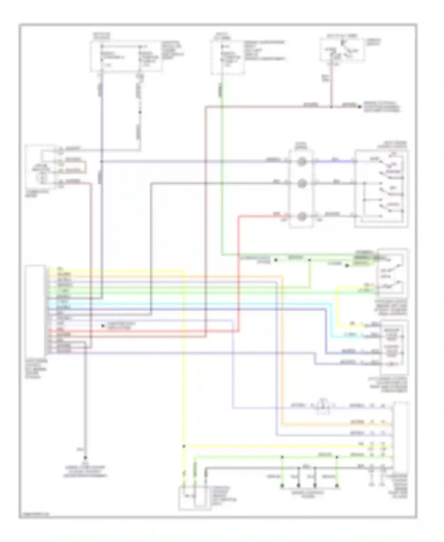 Eclipse Mitsubishi III (1999-2005): Cruise control circuit, a/t