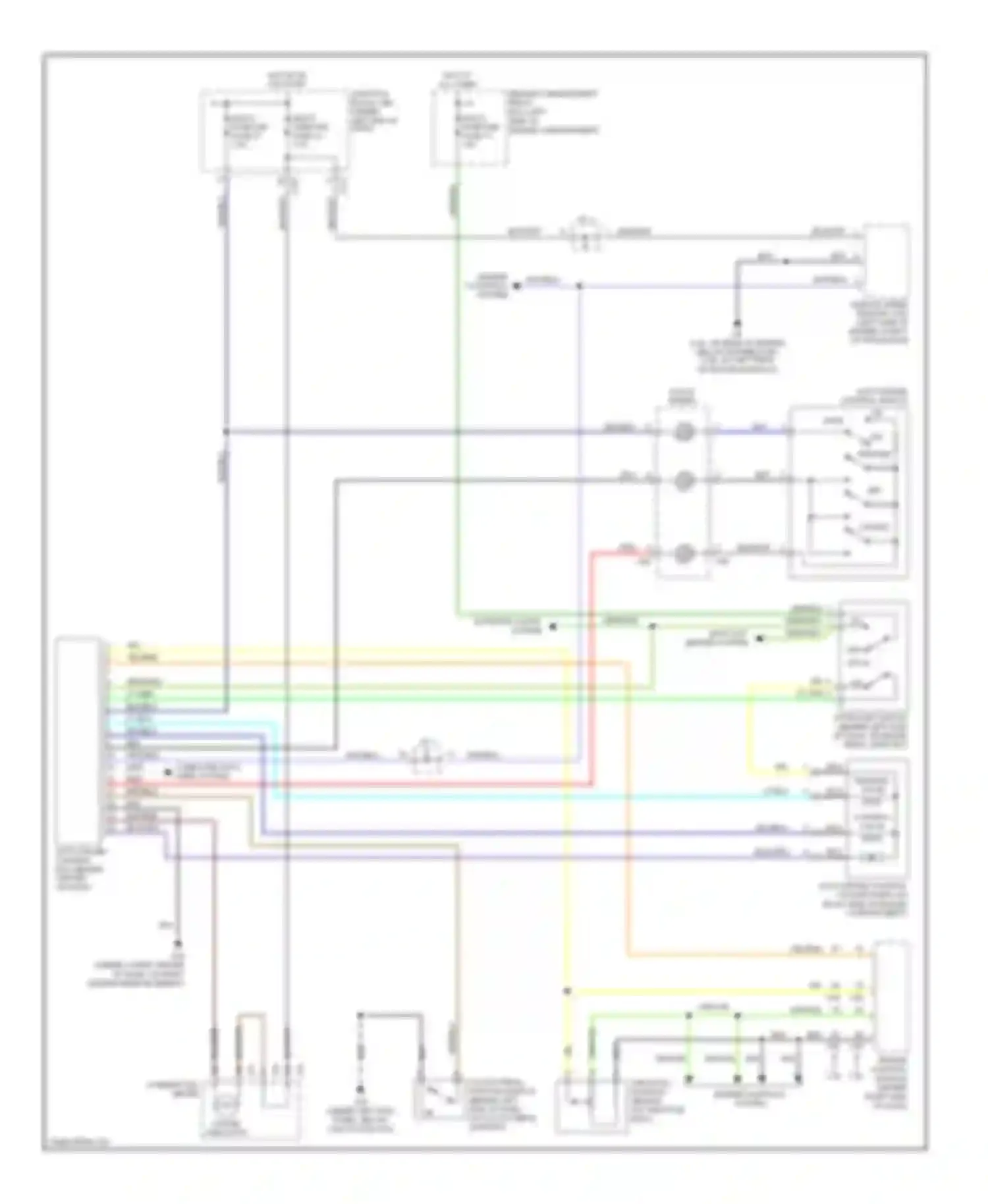 Eclipse Mitsubishi III (1999-2005): Cruise control circuit, m/t