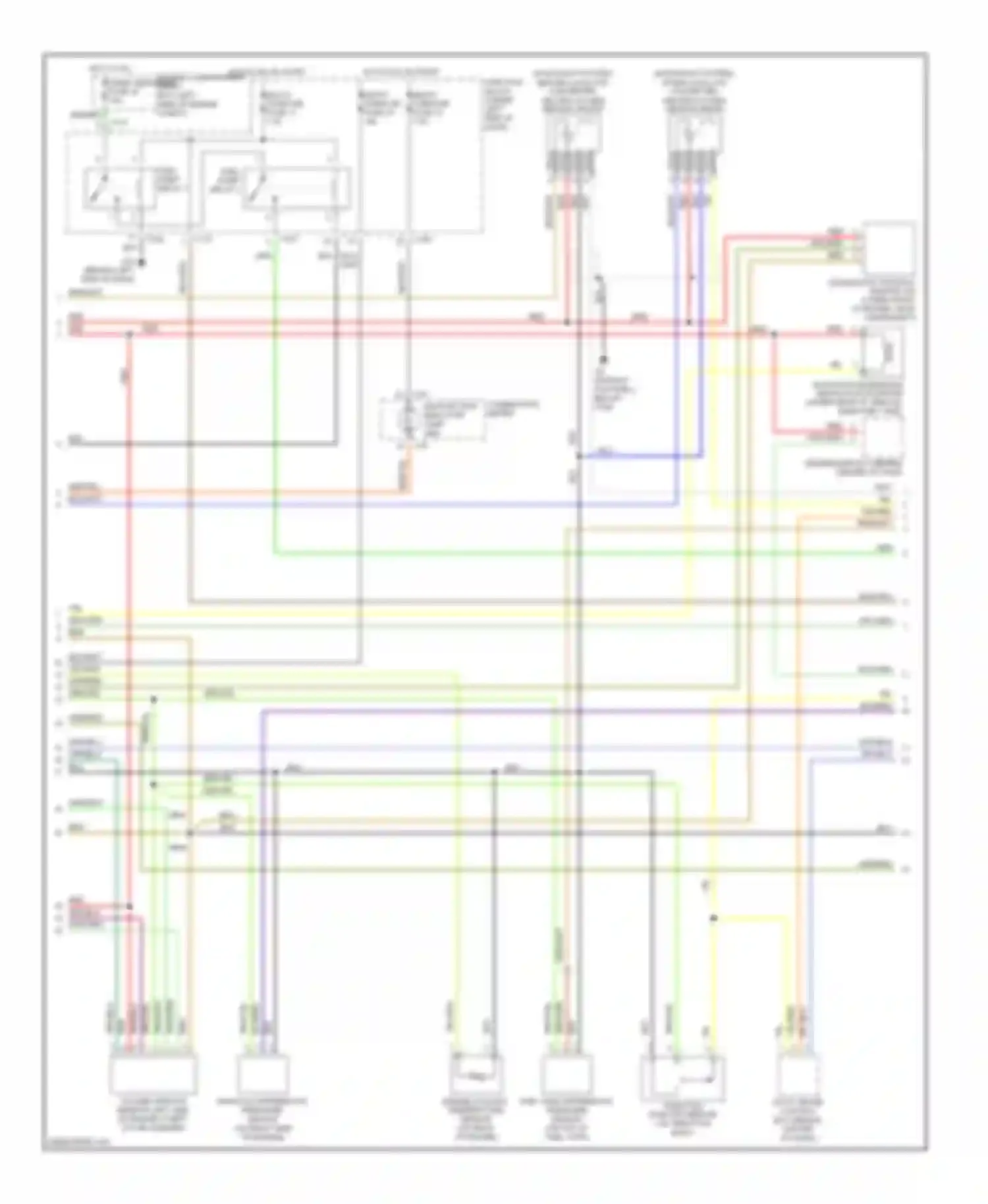 Eclipse Mitsubishi III (1999-2005): Wiring diagram engine performance 2.4l, with sportronic (2 of 4)