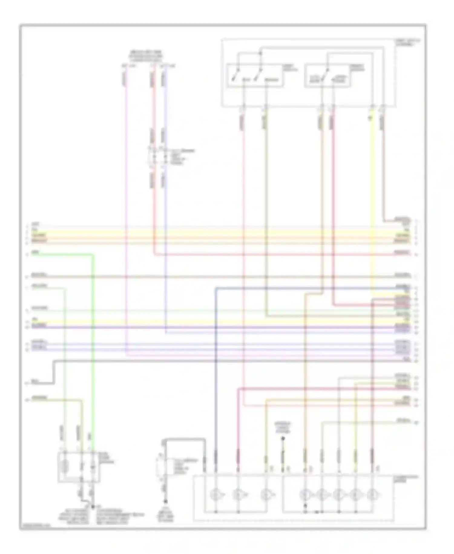 Eclipse Mitsubishi III (1999-2005): Wiring diagram engine performance 2.4l, with sportronic (3 of 4)