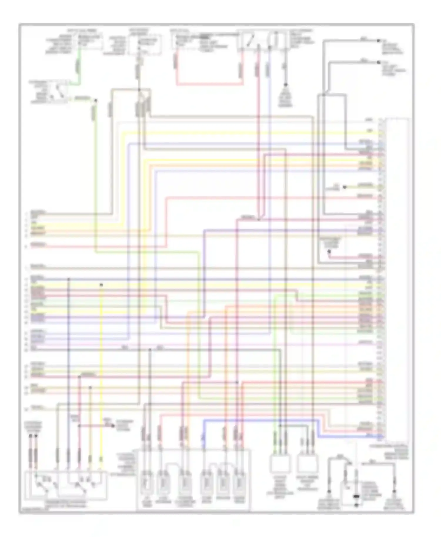 Eclipse Mitsubishi III (1999-2005): Wiring diagram engine performance 2.4l, with sportronic (4 of 4)