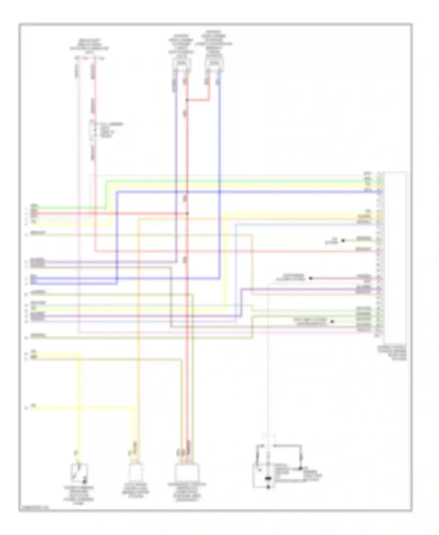 Eclipse Mitsubishi III (1999-2005): Wiring diagram engine performance 3.0l, with m/t (3 of 3)