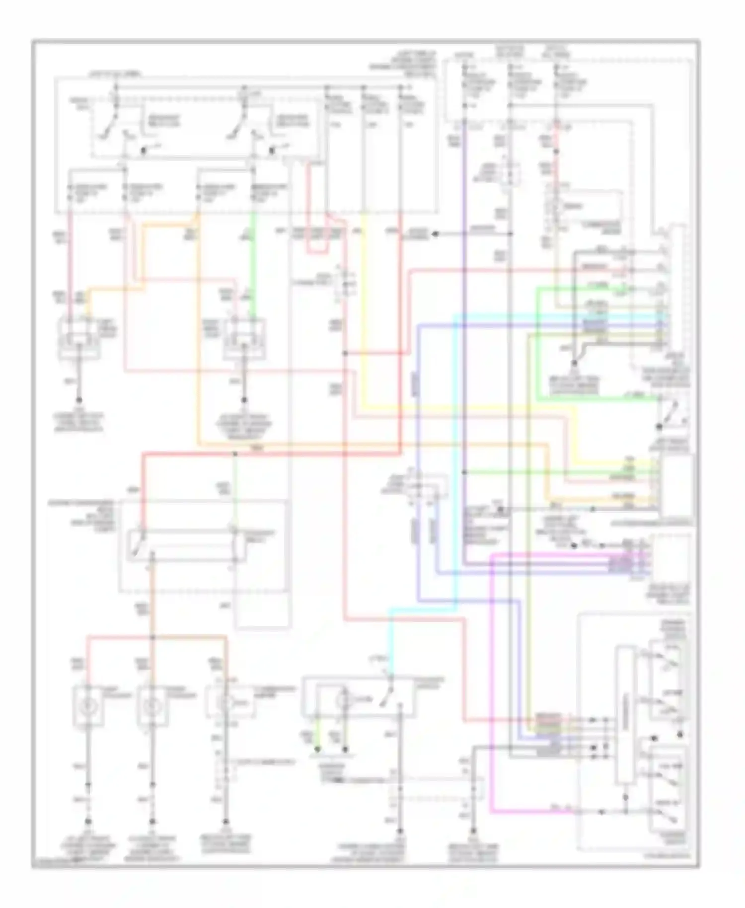 Eclipse Mitsubishi III (1999-2005): Headlights circuit, with drl