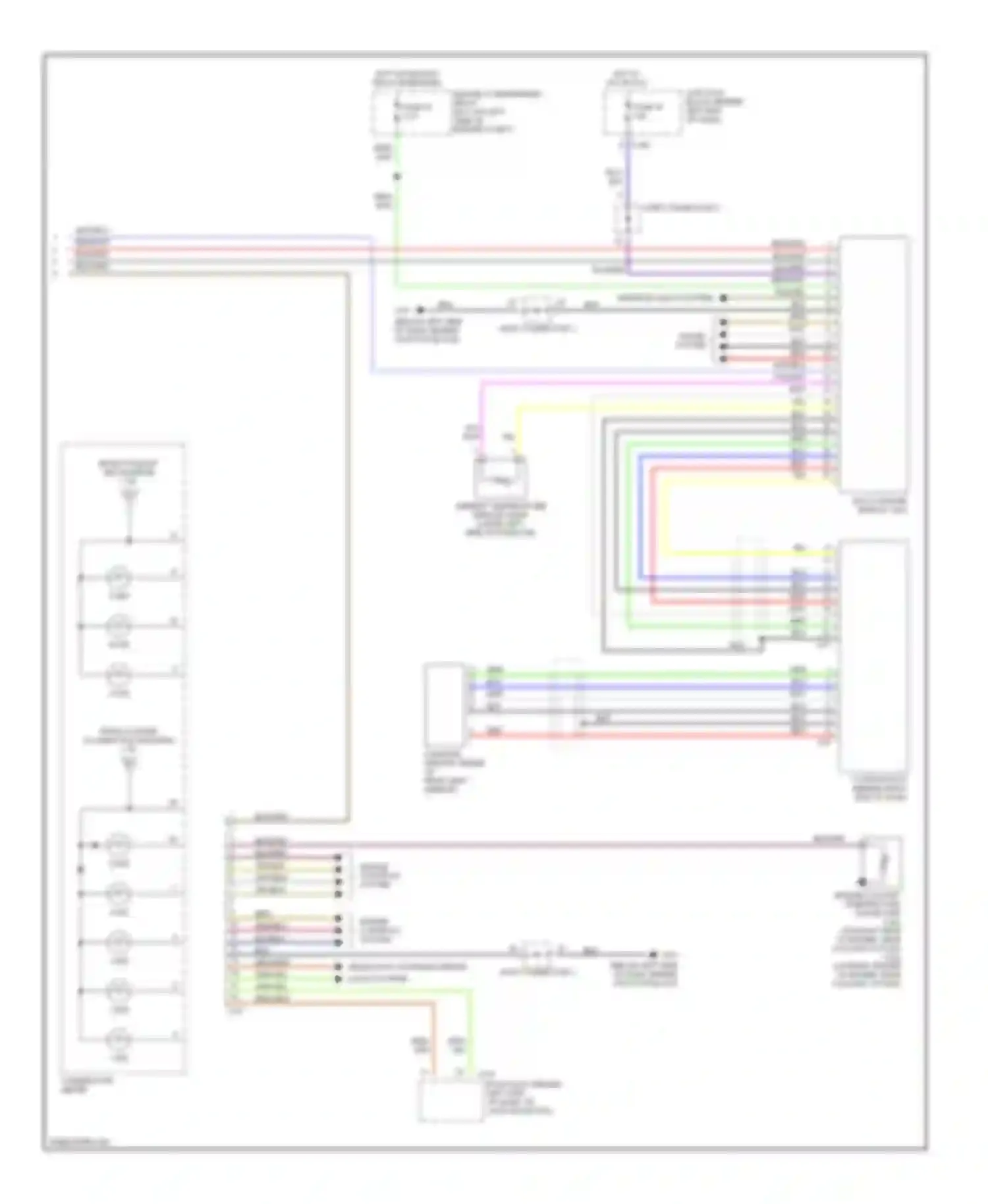 Eclipse Mitsubishi III (1999-2005): Instrument cluster circuit (2 of 2)