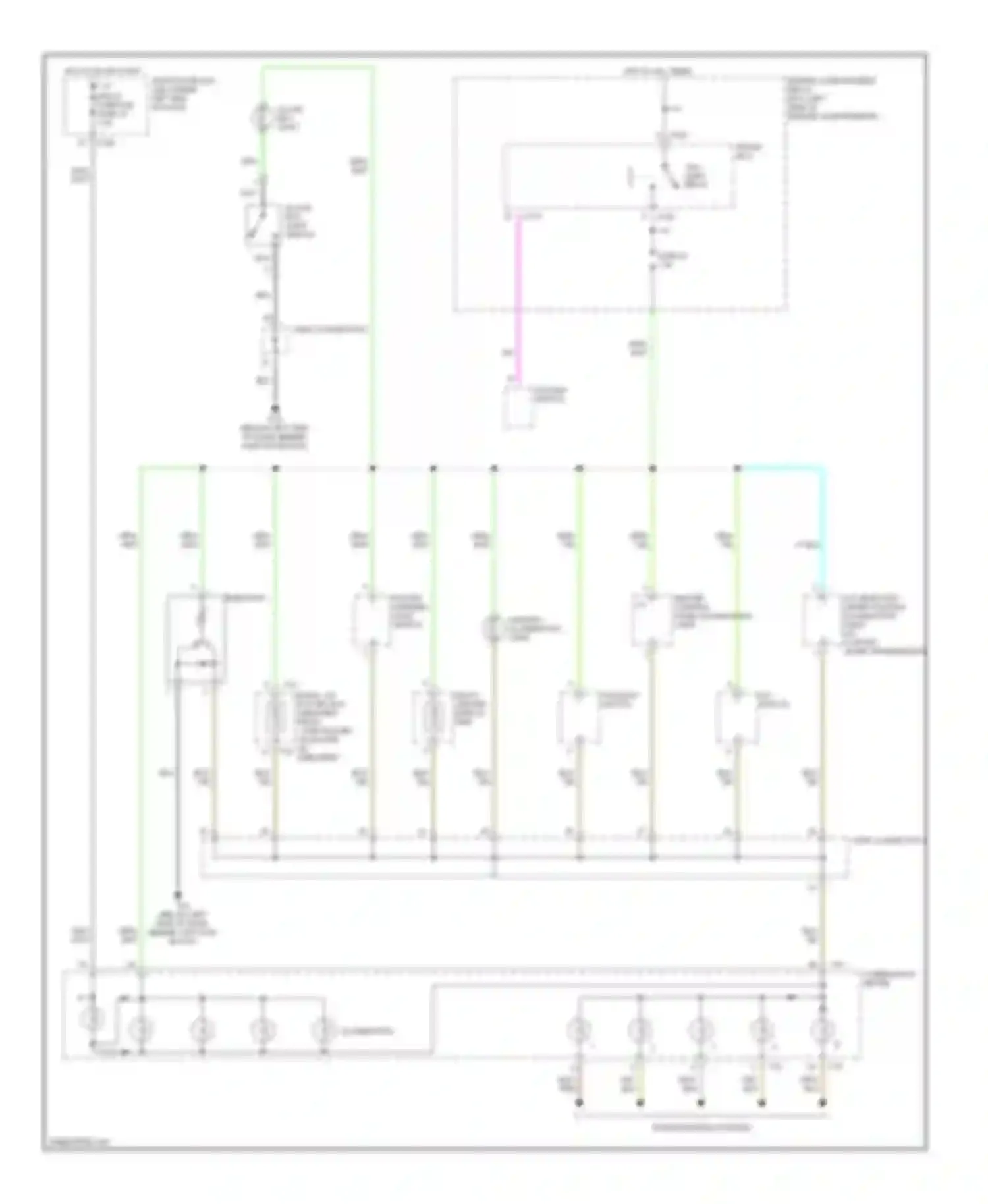 Eclipse Mitsubishi III (1999-2005): Instrument illumination circuit