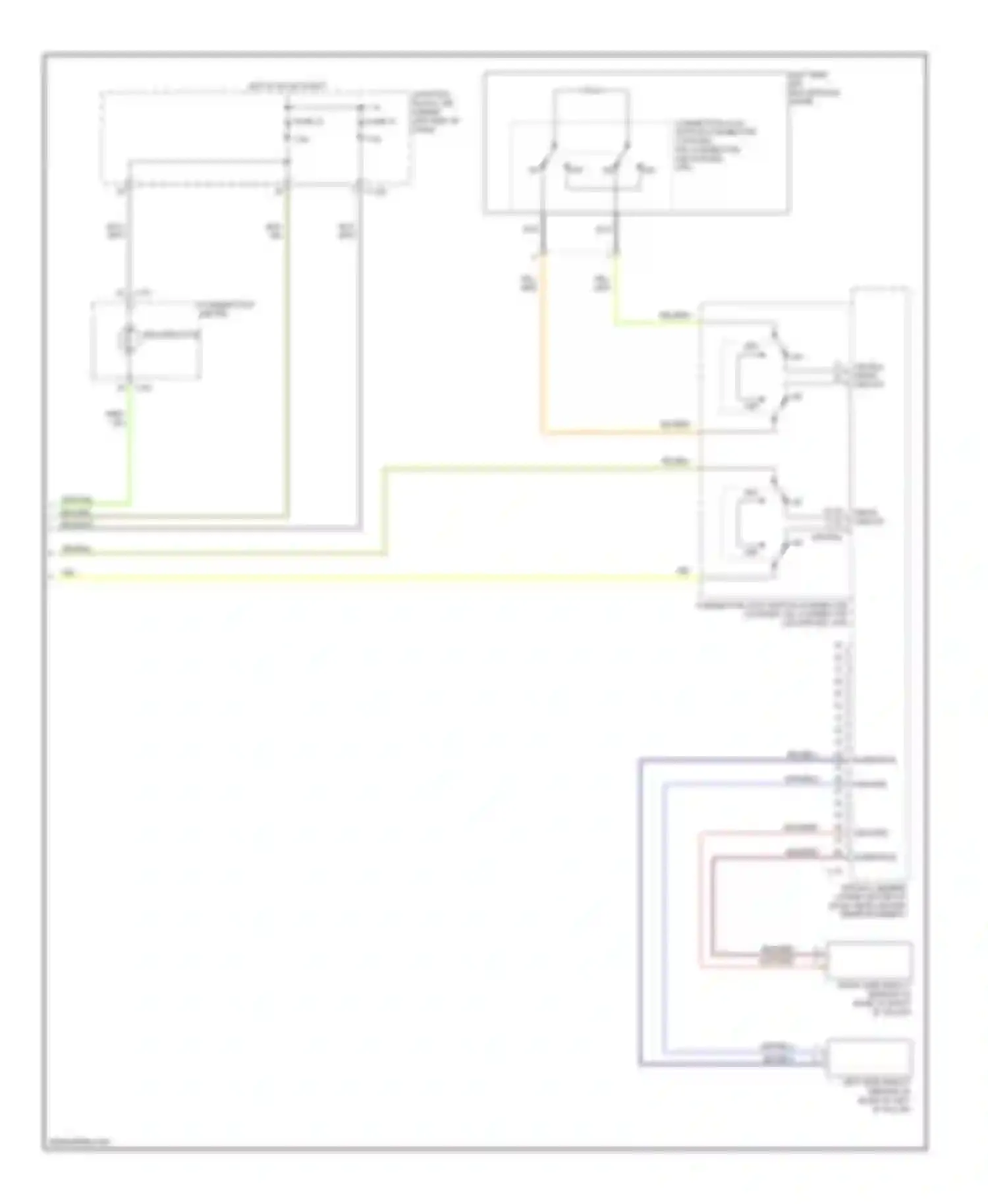 Eclipse Mitsubishi III (1999-2005): Supplemental restraints circuit, with side airbag (2 of 2)