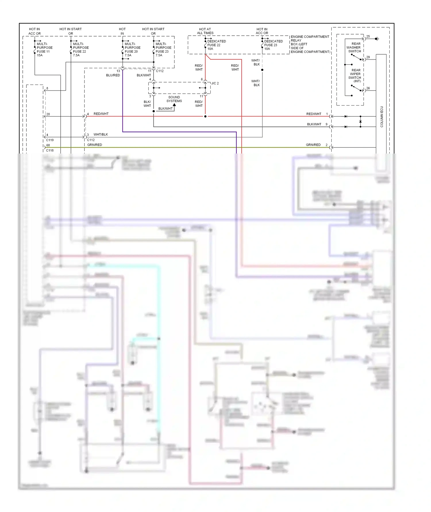 Mitsubishi Eclipse III (1999-2005) a/t wiring diagram  (10 of 10)