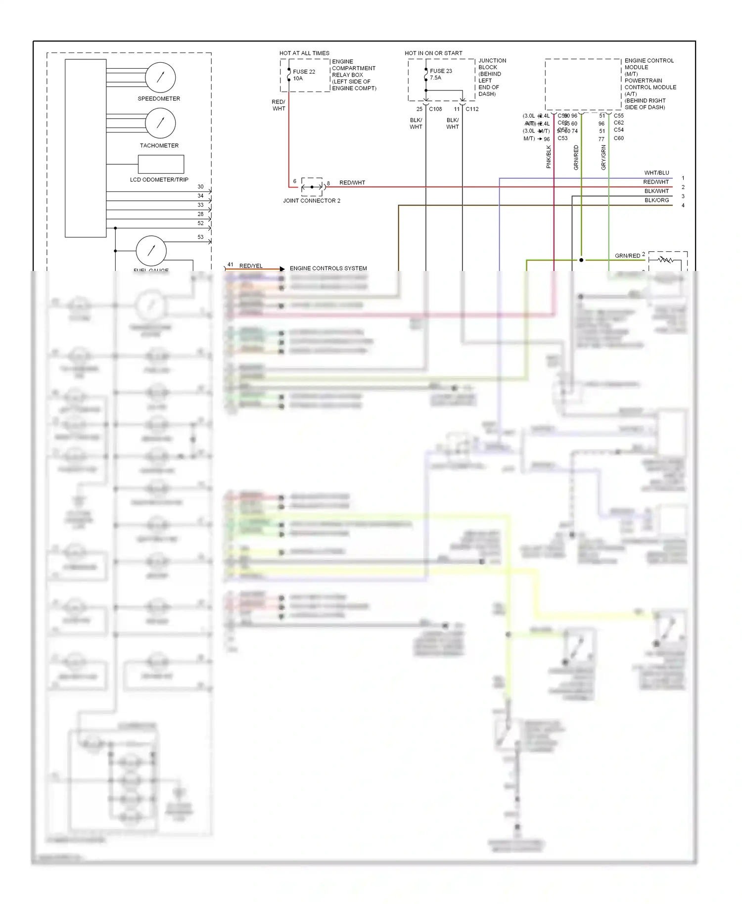 Mitsubishi Eclipse III (1999-2005) a/t wiring diagram  (7 of 10)