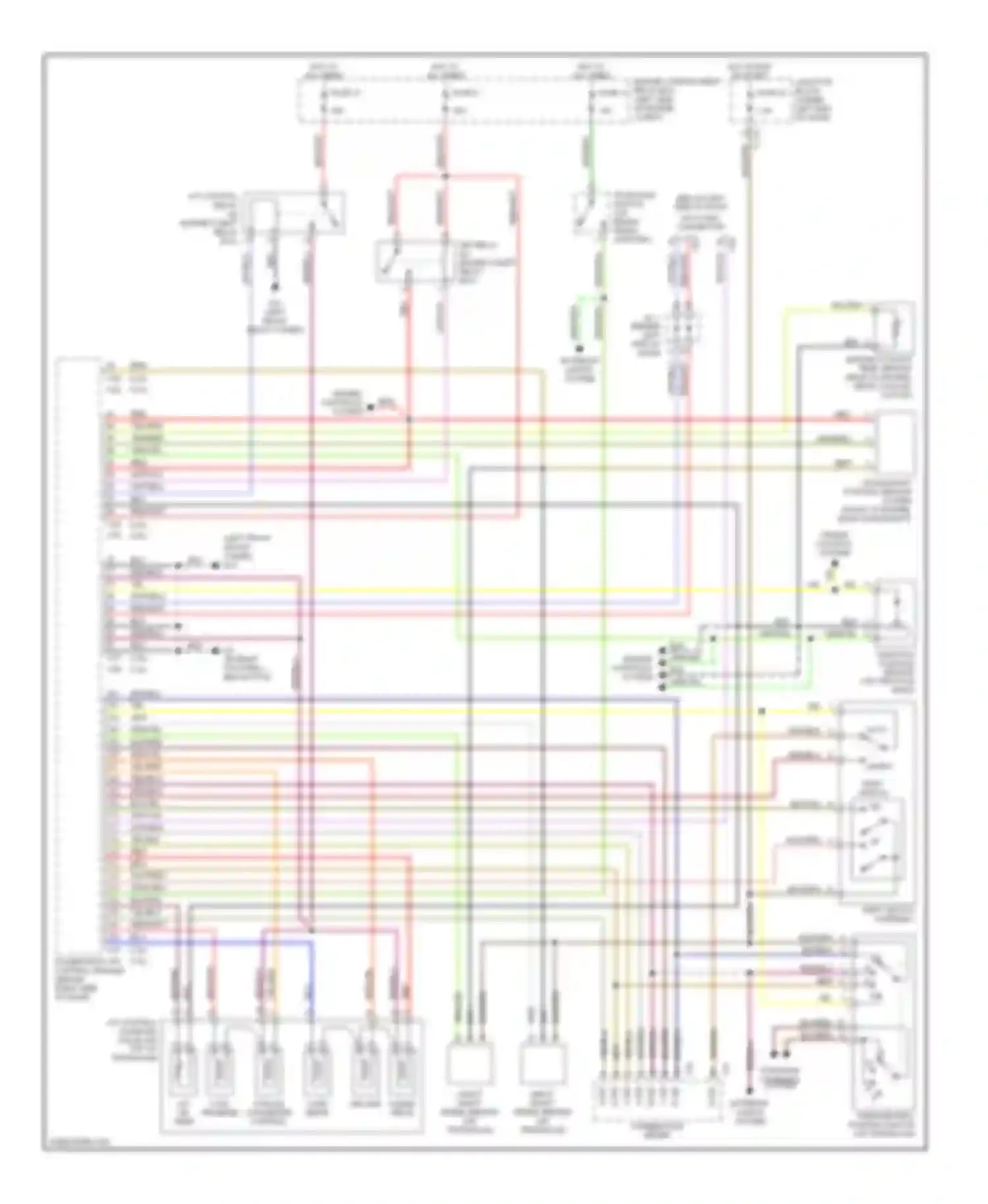 Wiring diagram blk/org for Mitsubishi Eclipse III (1999-2005) (12 of 19)
