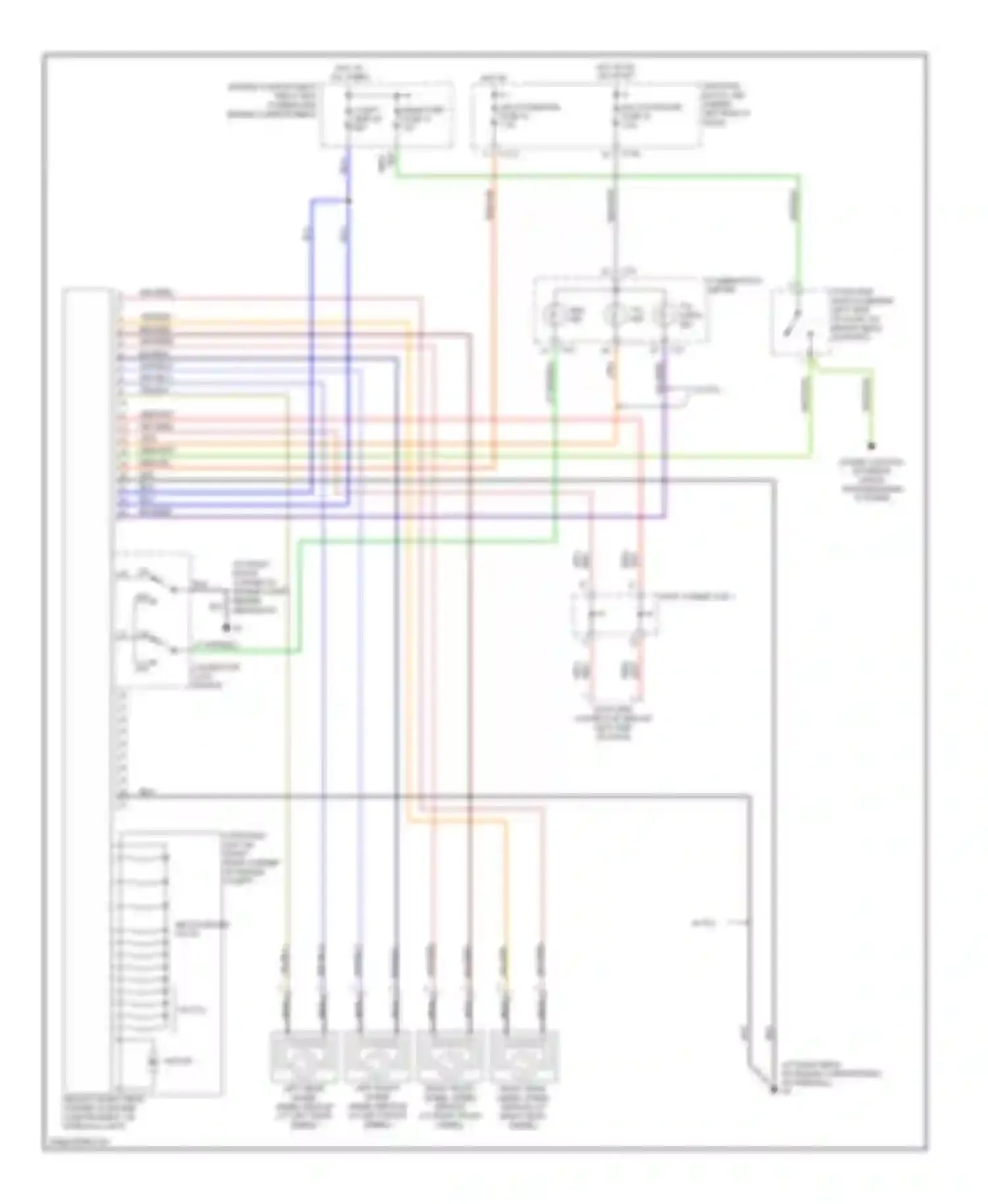 Wiring diagram blk/wht for Mitsubishi Eclipse III (1999-2005) (3 of 31)