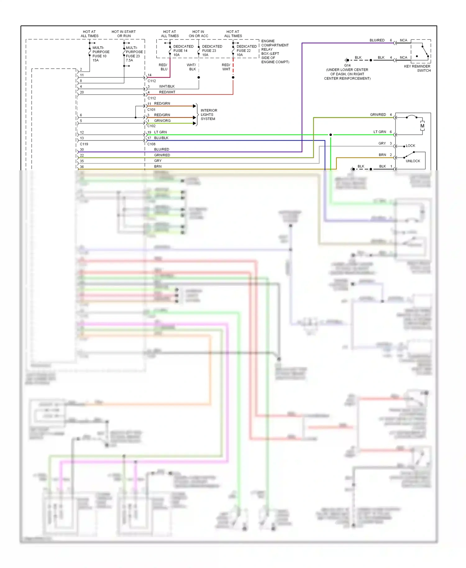 Mitsubishi Eclipse III (1999-2005) coupe wiring diagram  (4 of 5)