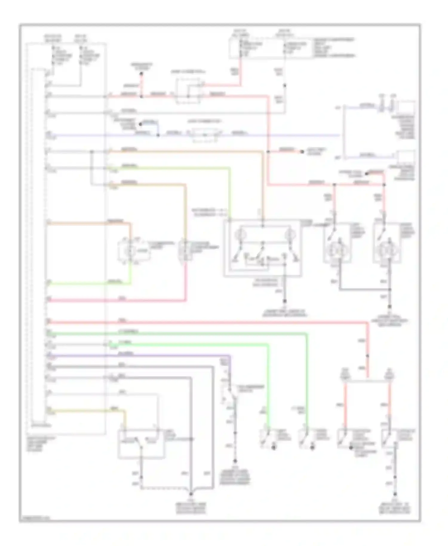 Wiring diagram hot in on or acc for Mitsubishi Eclipse III (1999-2005) (3 of 6)