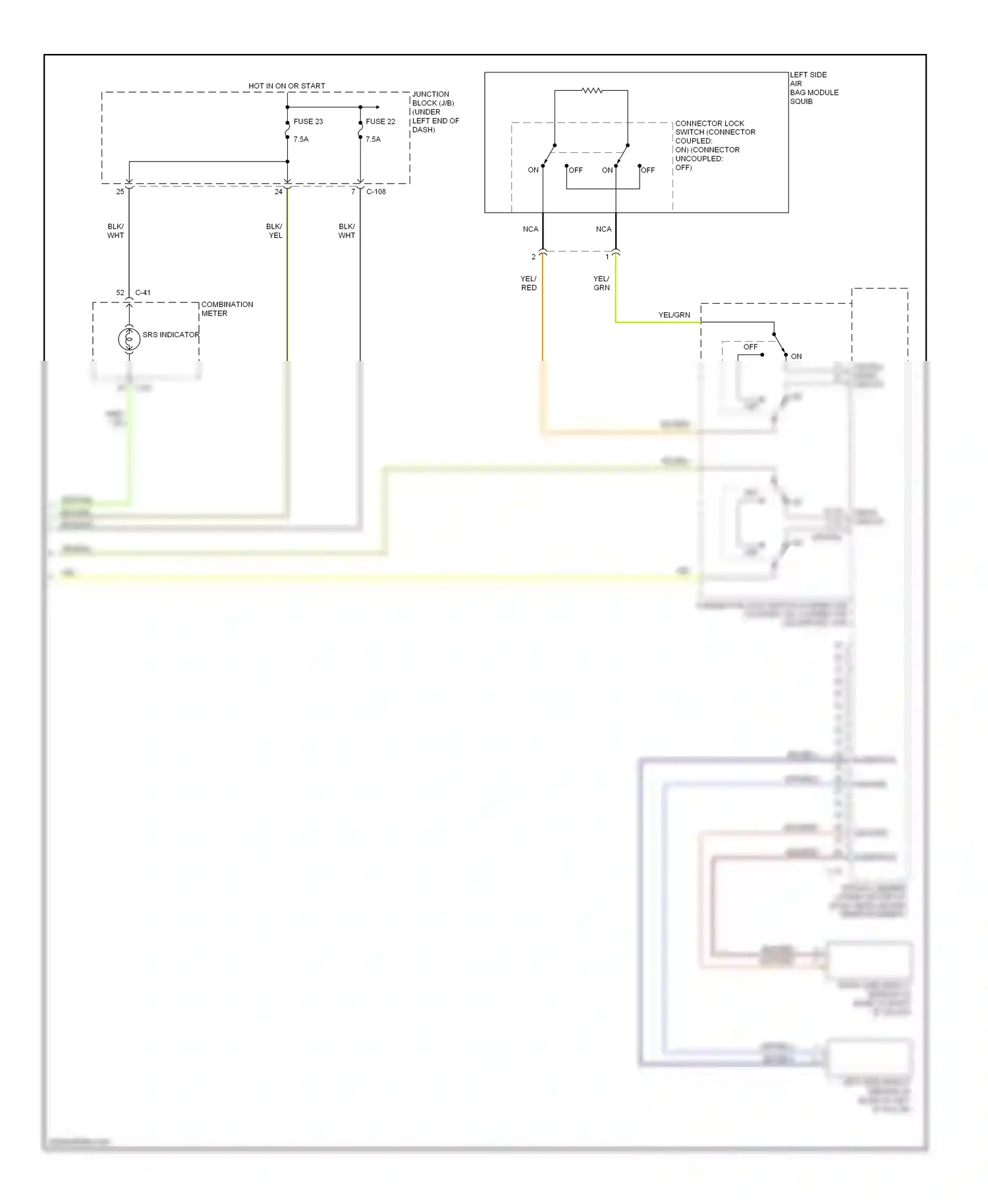 Mitsubishi Eclipse III (1999-2005) interface wiring diagram  (1 of 1)