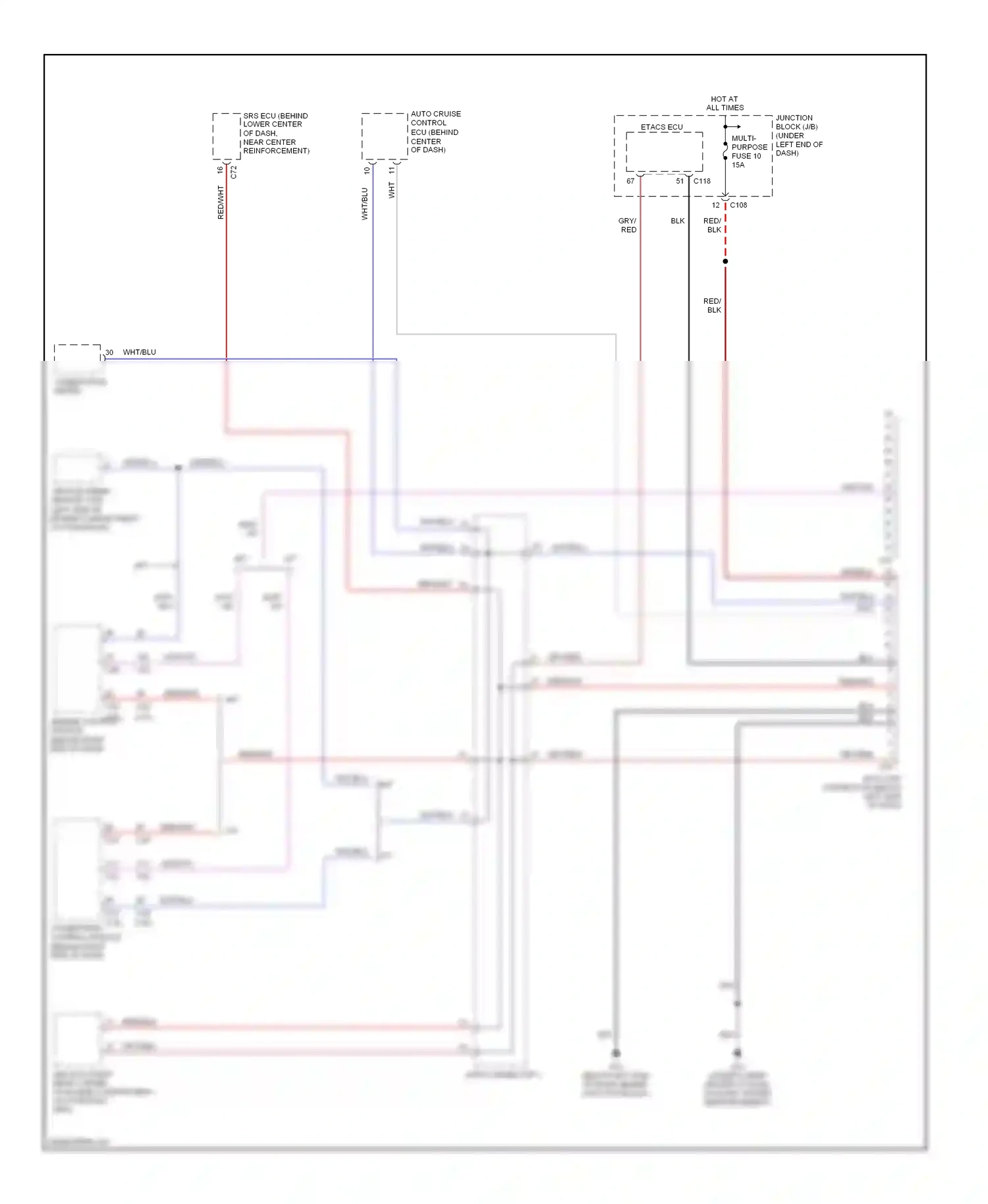 Mitsubishi Eclipse III (1999-2005) m/t wiring diagram  (2 of 10)