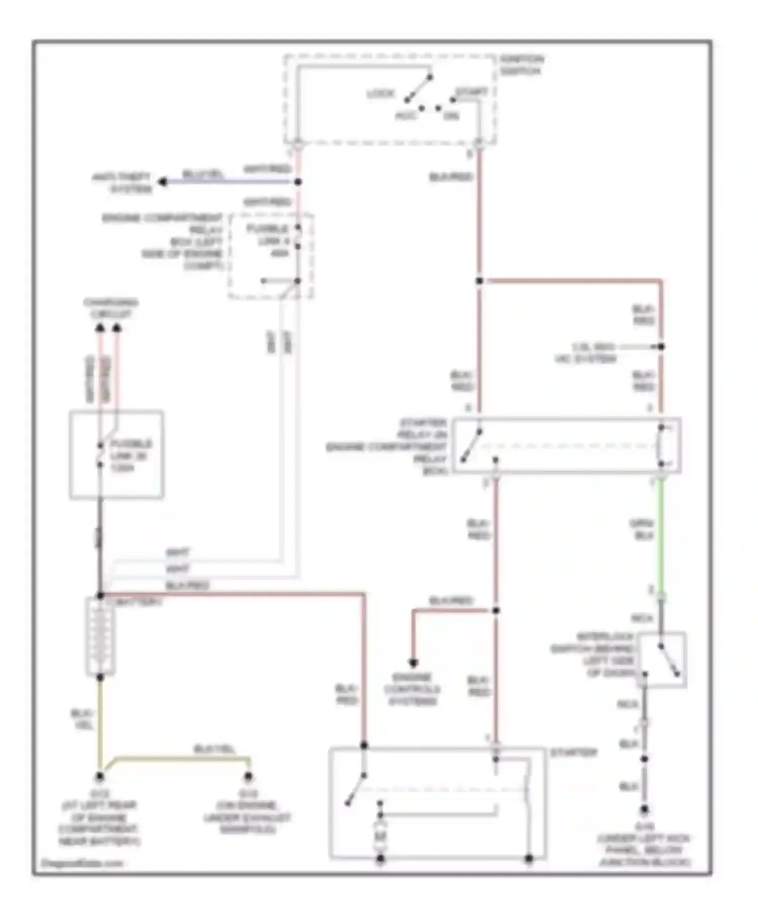 Wiring diagram nca for Mitsubishi Eclipse III (1999-2005) (43 of 47)
