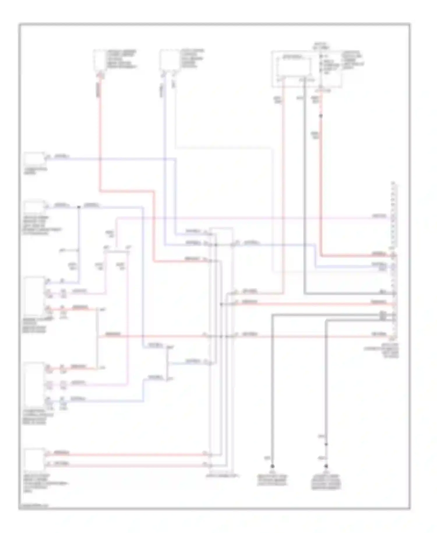 Wiring diagram red for Mitsubishi Eclipse III (1999-2005) (11 of 64)
