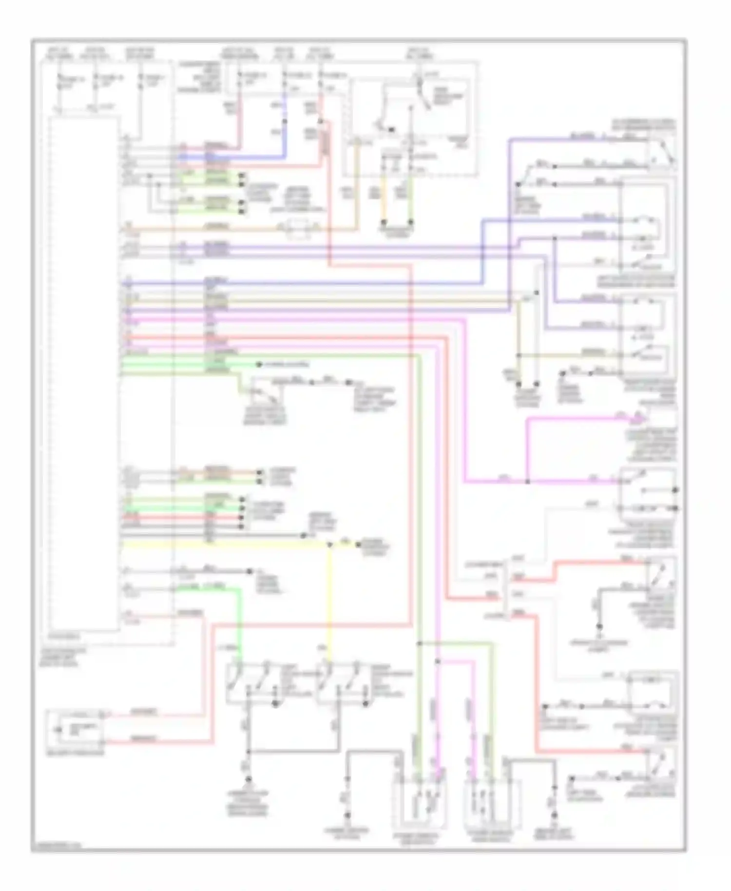 Eclipse Mitsubishi IV facelift (2008-2011): Forced entry circuit
