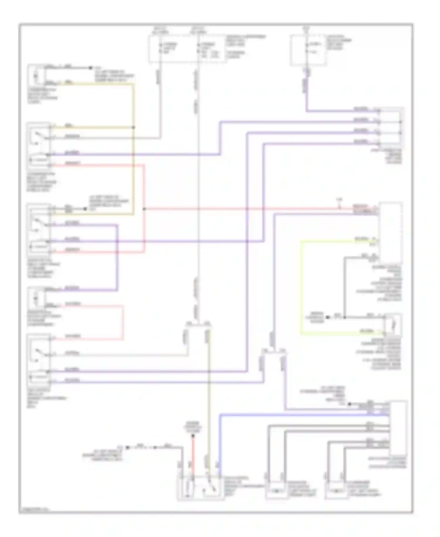 Eclipse Mitsubishi IV facelift (2008-2011): Cooling fan circuit