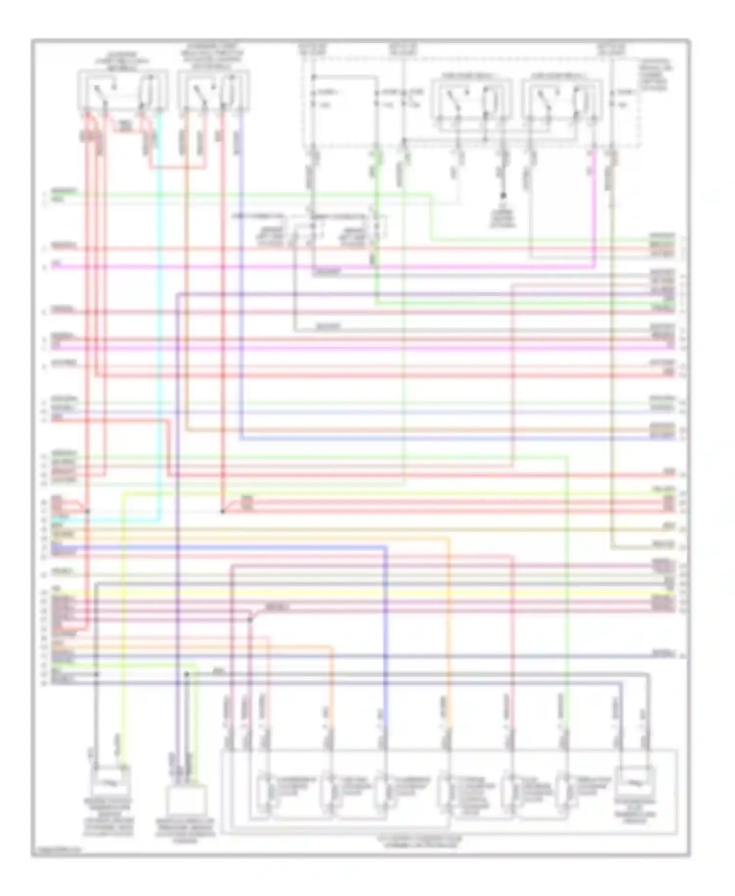 Eclipse Mitsubishi IV facelift (2008-2011): Wiring diagram engine performance 3.8l, a/t (2 of 5)