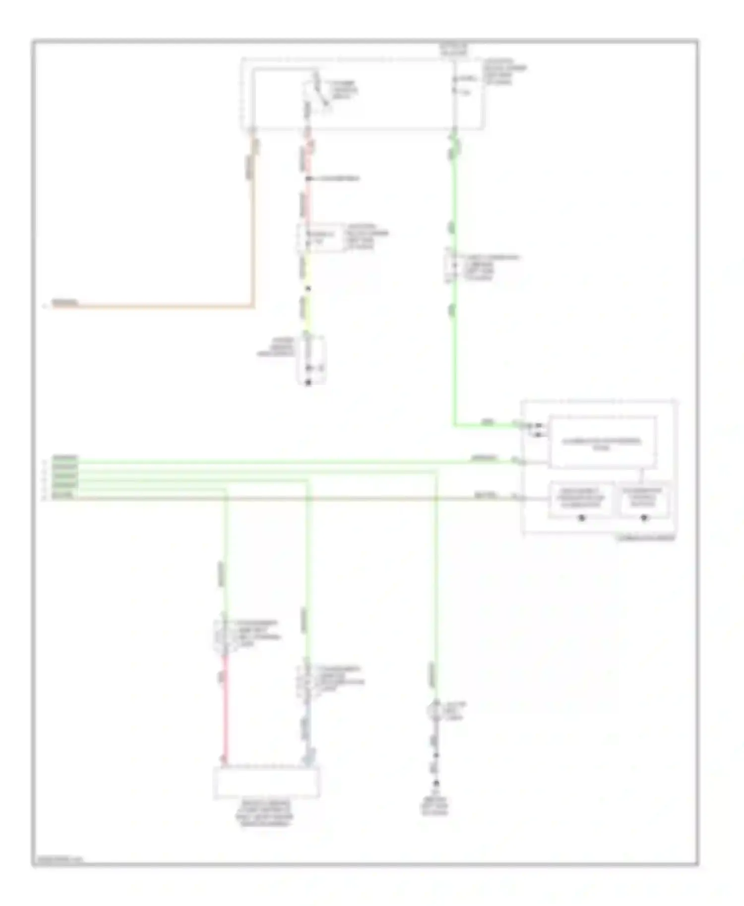 Eclipse Mitsubishi IV facelift (2008-2011): Instrument illumination circuit (2 of 2)