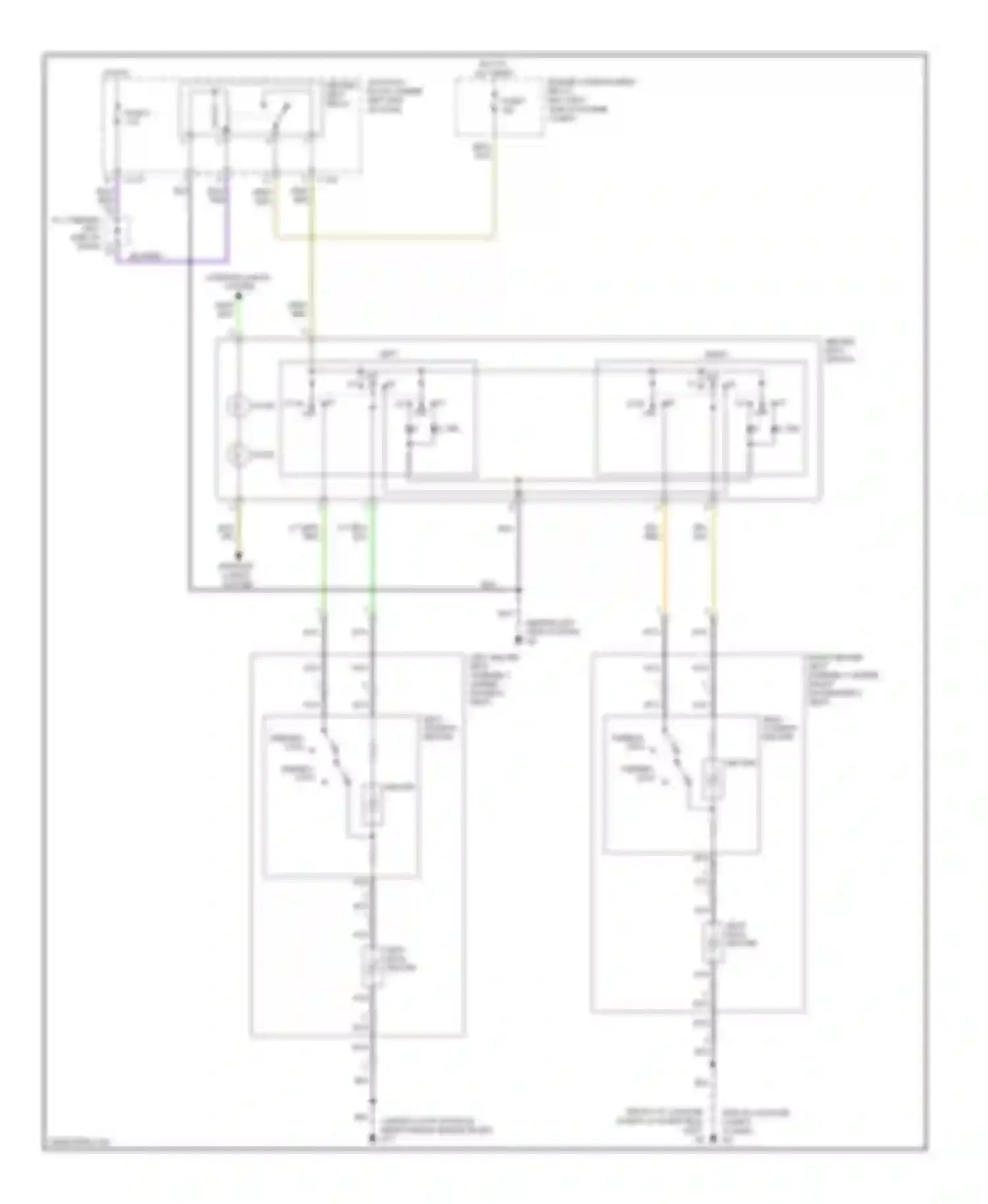 Eclipse Mitsubishi IV facelift (2008-2011): Heated seats circuit