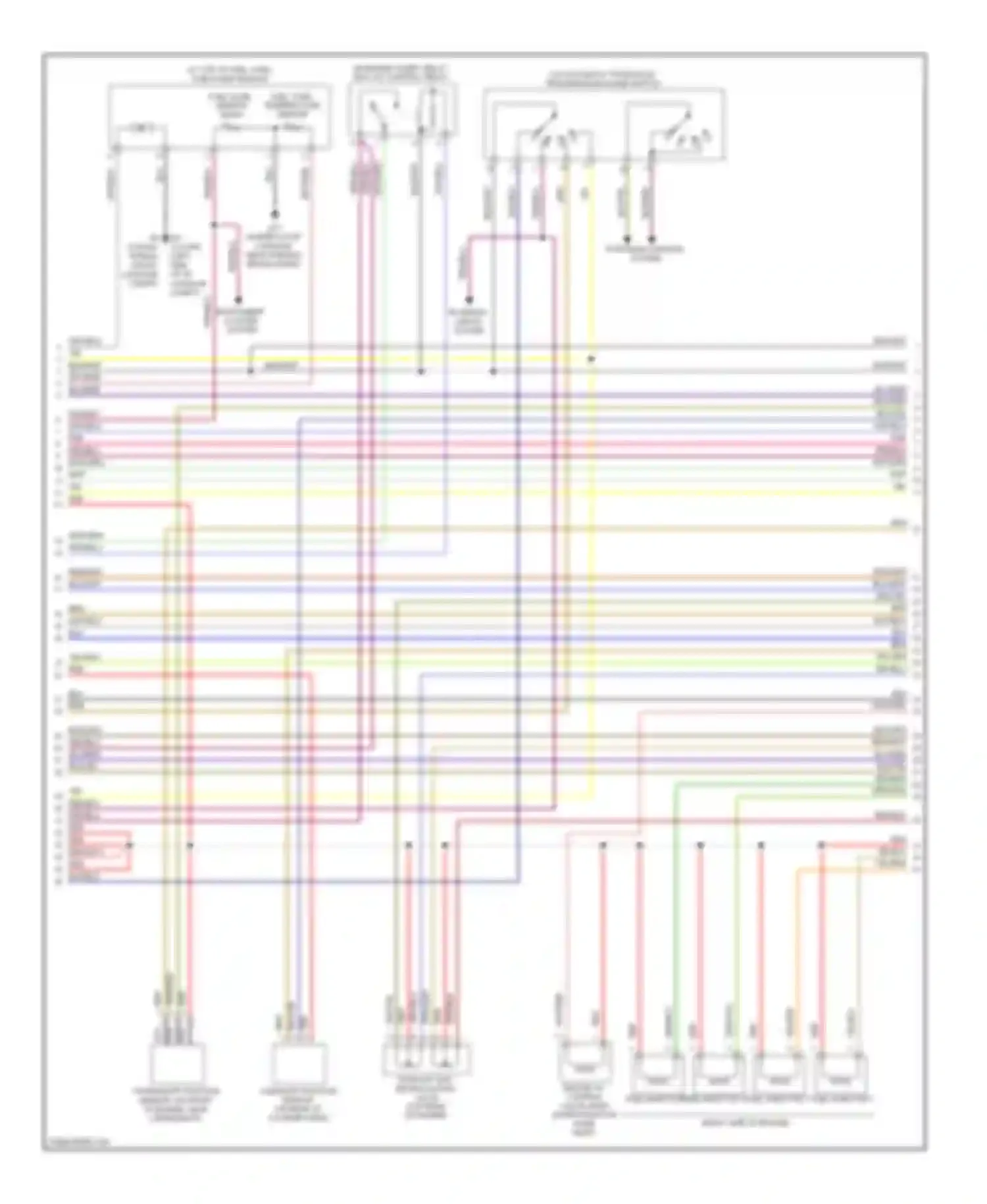 Wiring diagram blu/red for Mitsubishi Eclipse IV facelift (2008-2011) (10 of 34)