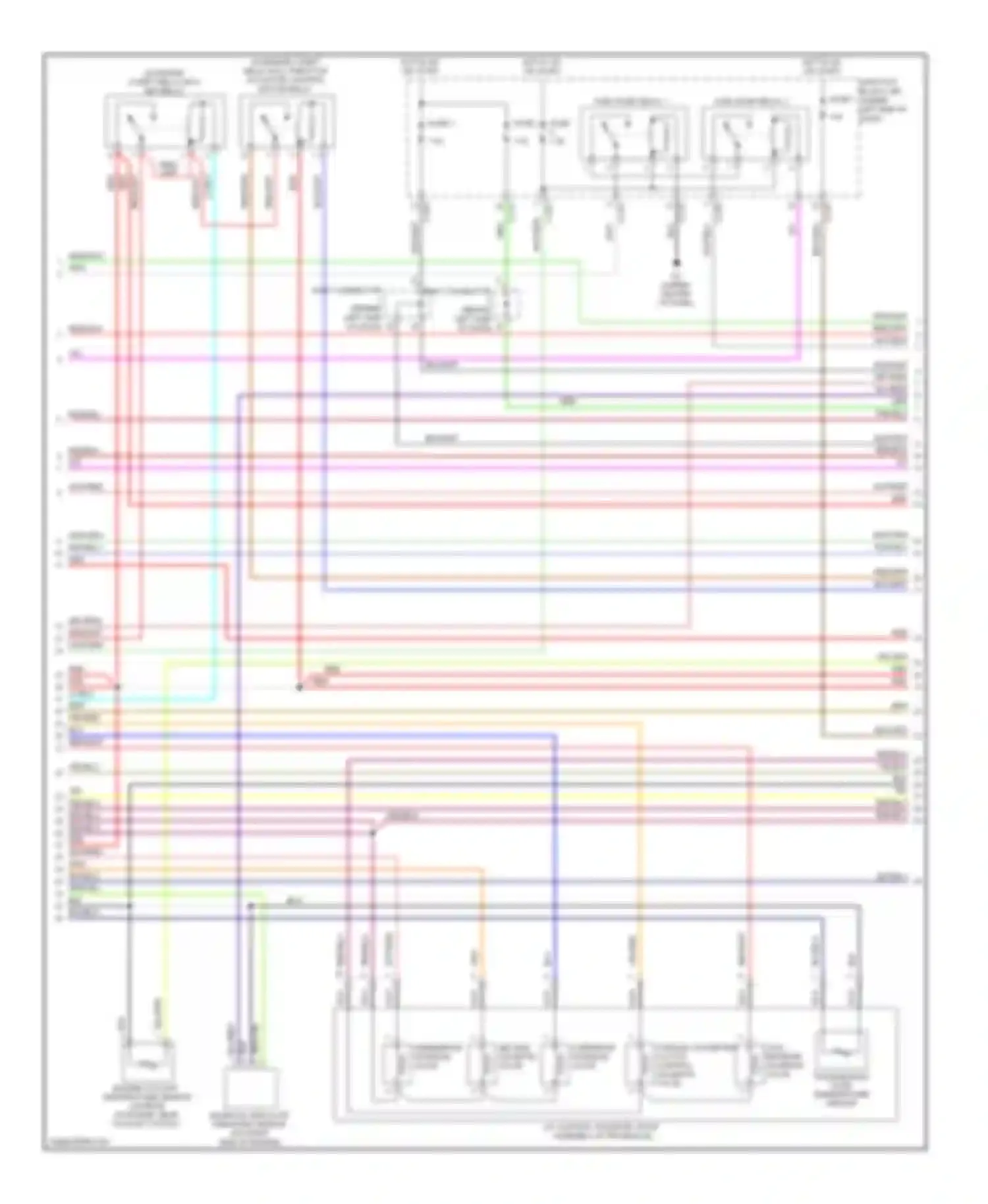 Wiring diagram blu/red for Mitsubishi Eclipse IV facelift (2008-2011) (8 of 34)