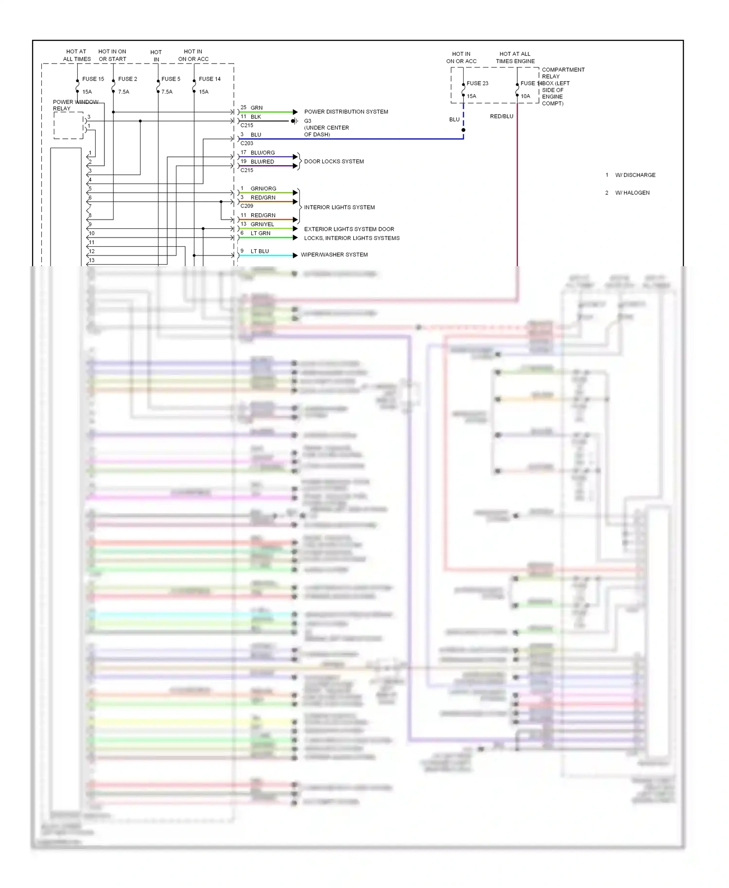 Mitsubishi Eclipse IV facelift (2008-2011) (convertible) wiring diagram  (2 of 14)