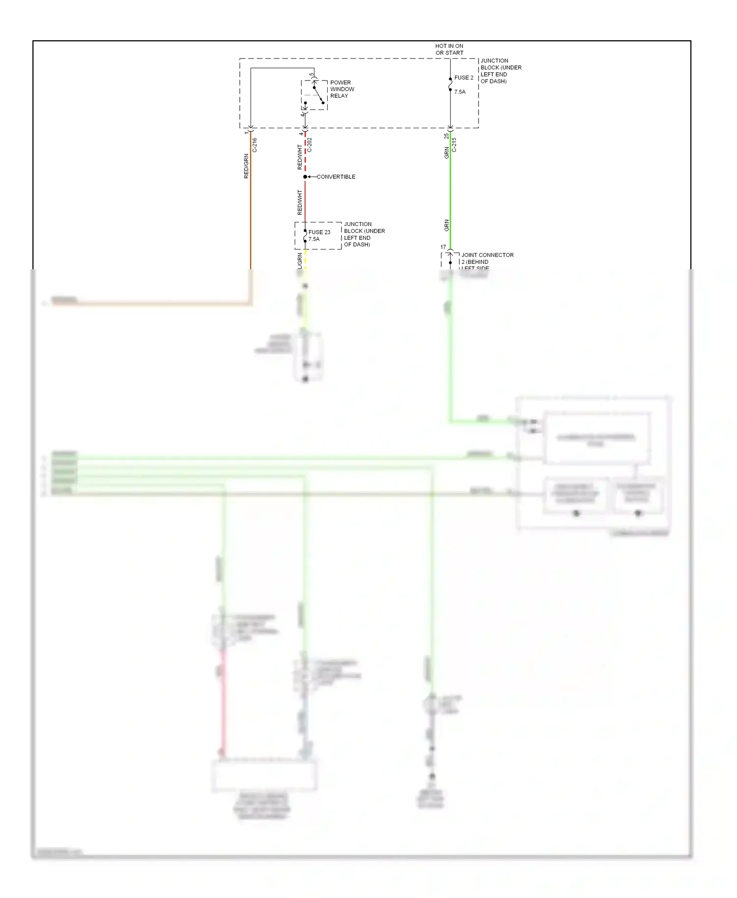 Mitsubishi Eclipse IV facelift (2008-2011) (convertible) wiring diagram  (8 of 14)