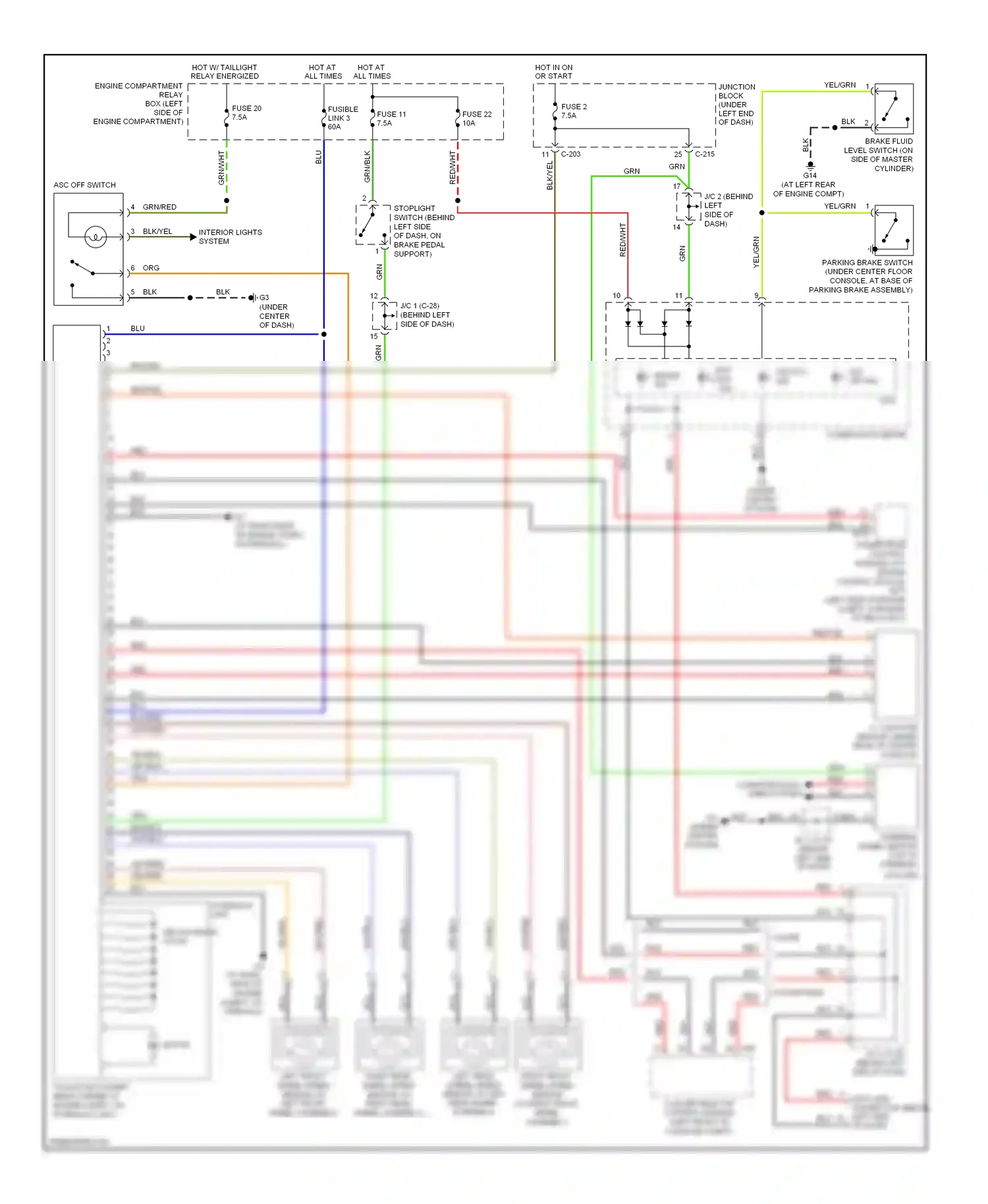 Mitsubishi Eclipse IV facelift (2008-2011) (convertible) wiring diagram  (9 of 14)