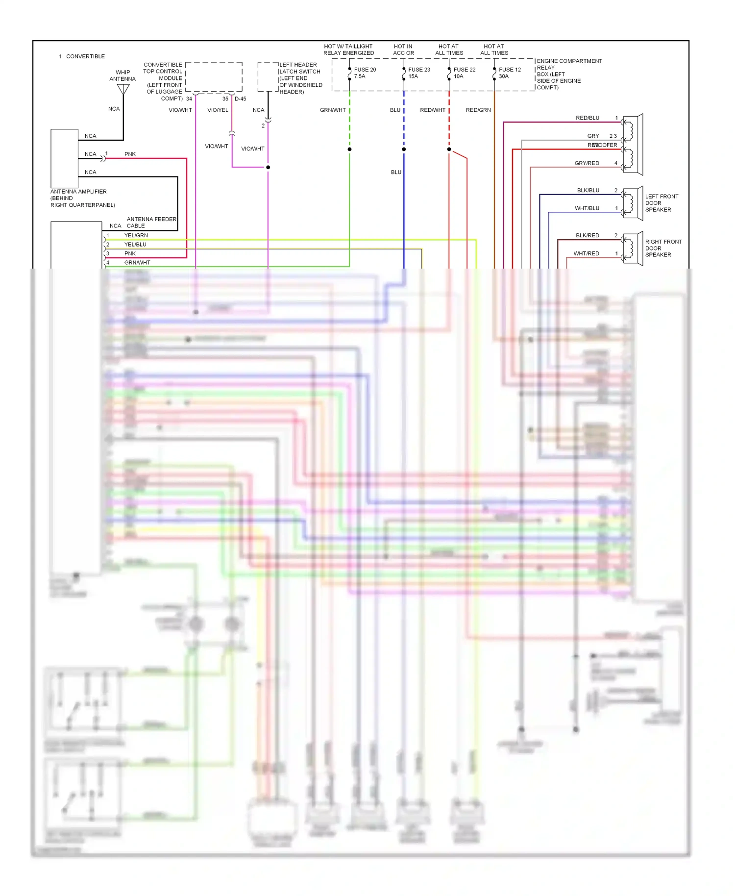 Mitsubishi Eclipse IV facelift (2008-2011) (convertible) wiring diagram  (14 of 14)