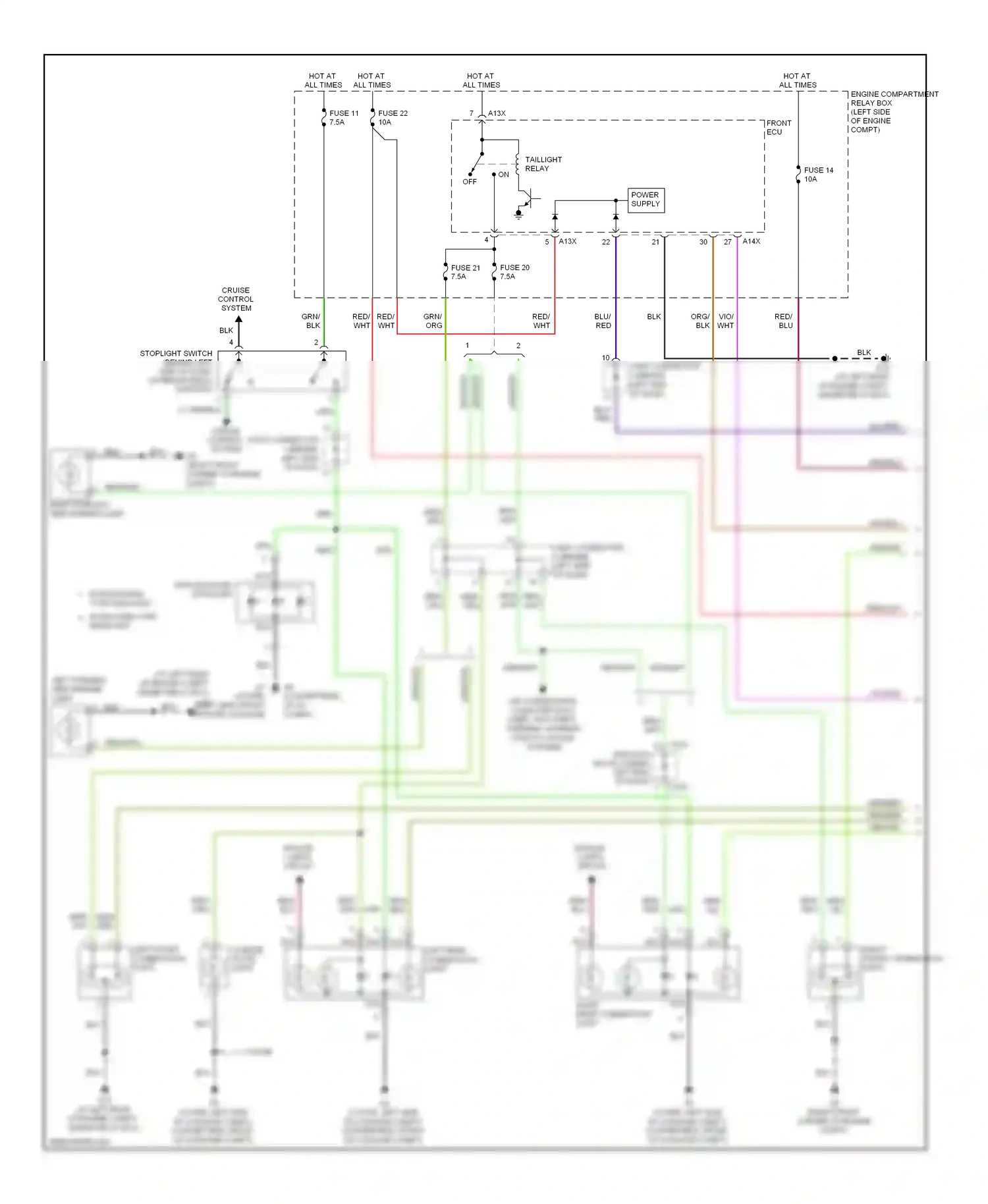 Mitsubishi Eclipse IV facelift (2008-2011) coupe wiring diagram  (6 of 14)