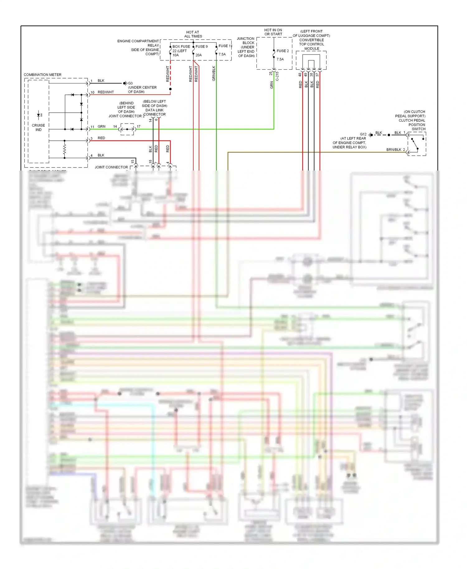Mitsubishi Eclipse IV facelift (2008-2011) coupe wiring diagram  (4 of 14)