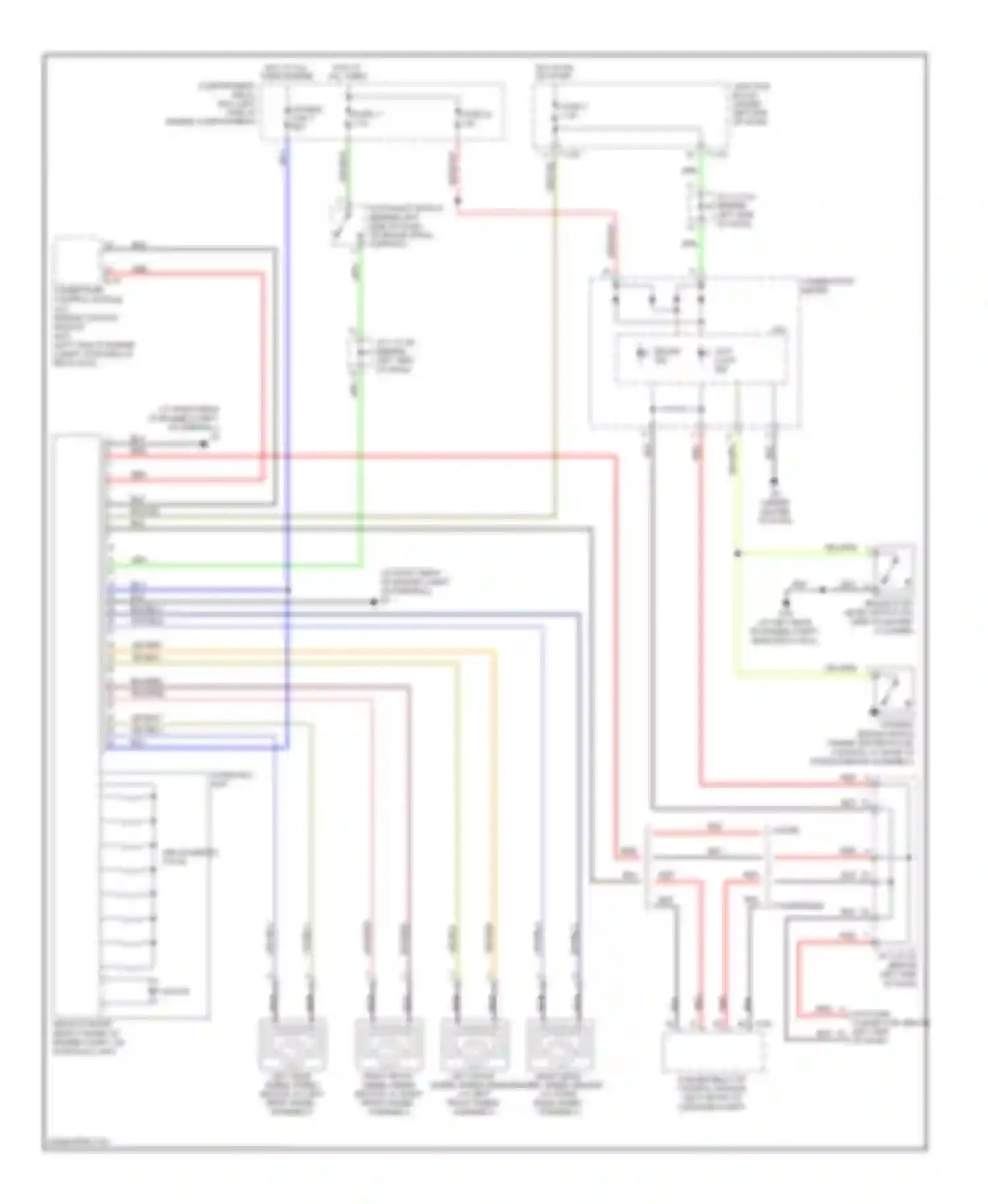 Wiring diagram fuse 22 for Mitsubishi Eclipse IV facelift (2008-2011) (1 of 24)
