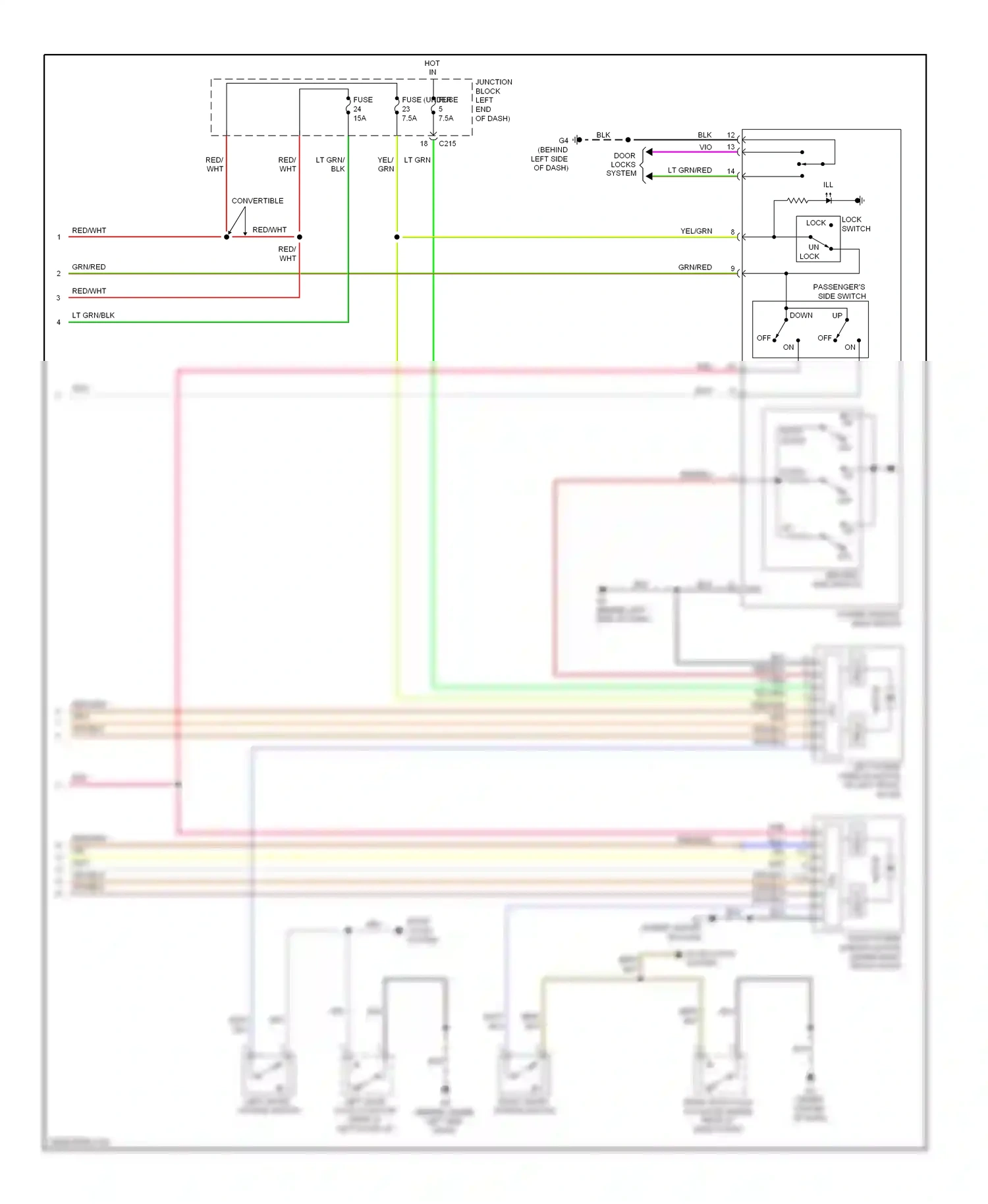 Mitsubishi Eclipse IV facelift (2008-2011) motor wiring diagram  (2 of 4)