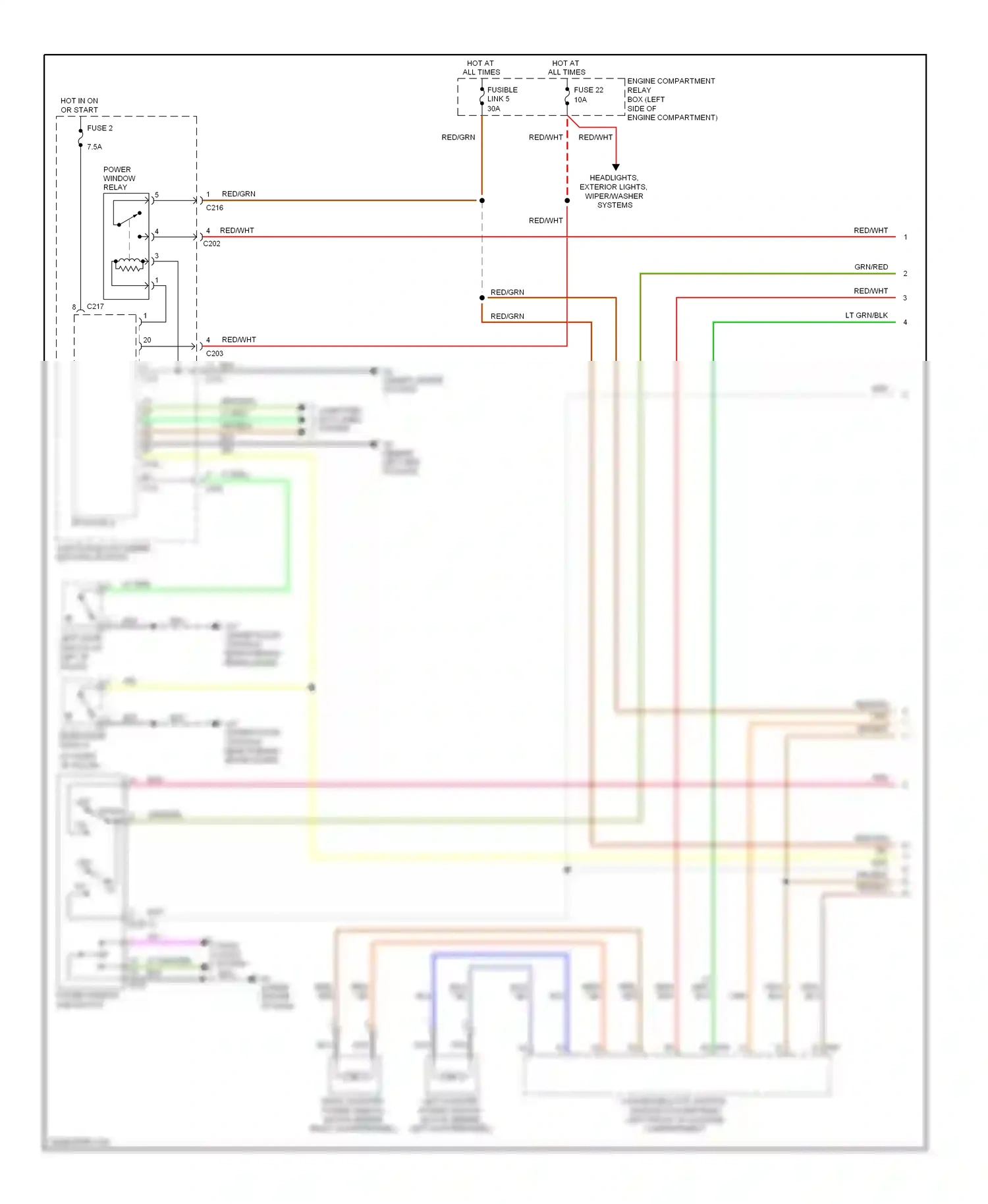 Mitsubishi Eclipse IV facelift (2008-2011) off wiring diagram  (6 of 12)