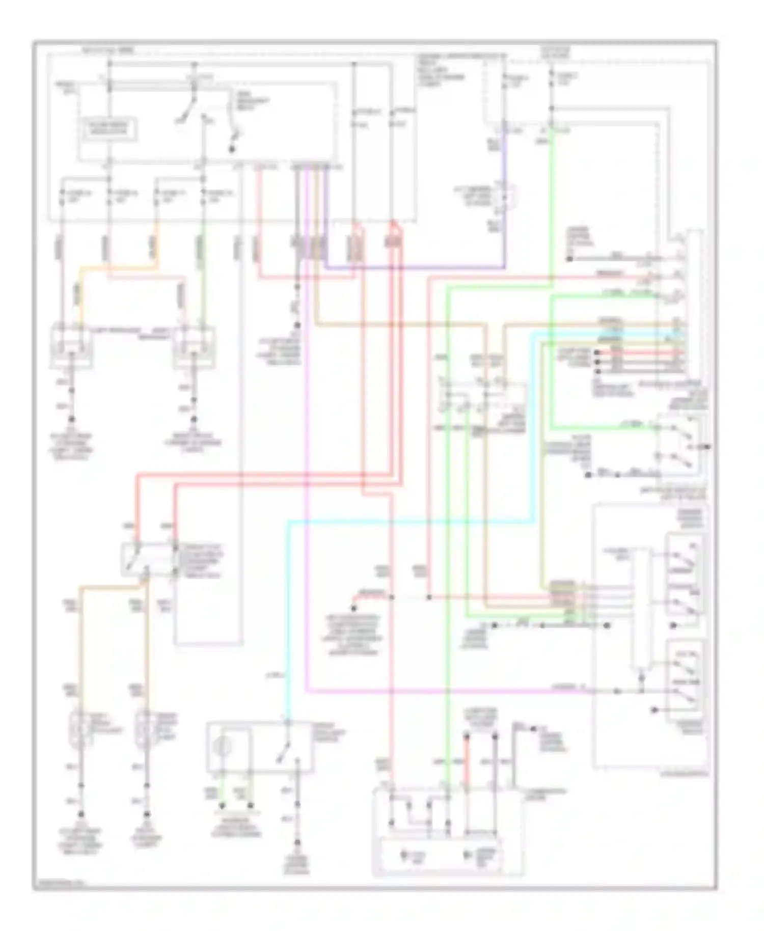 Wiring diagram org/blu for Mitsubishi Eclipse IV facelift (2008-2011) (5 of 13)