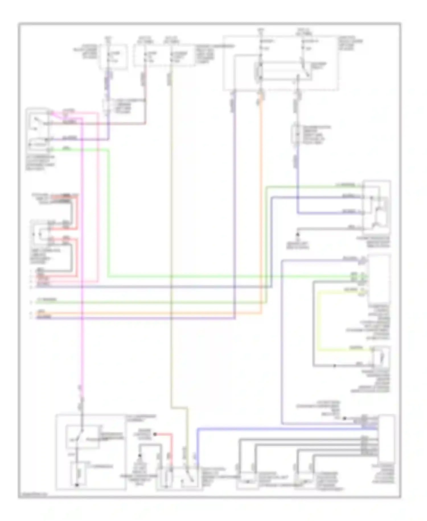 Eclipse Mitsubishi IV (2005-2008): Automatic a/c circuit (2 of 2)