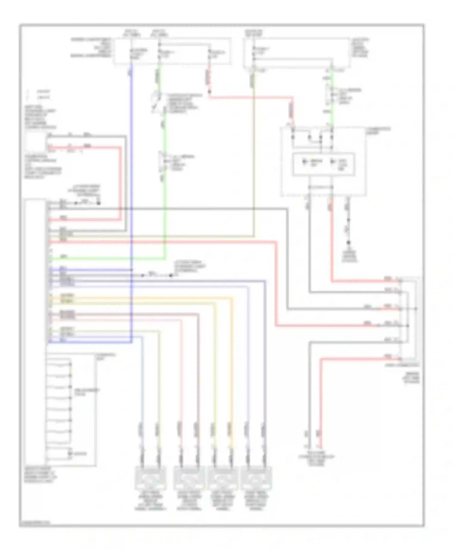 Eclipse Mitsubishi IV (2005-2008): Anti-lock brakes circuit, without traction control