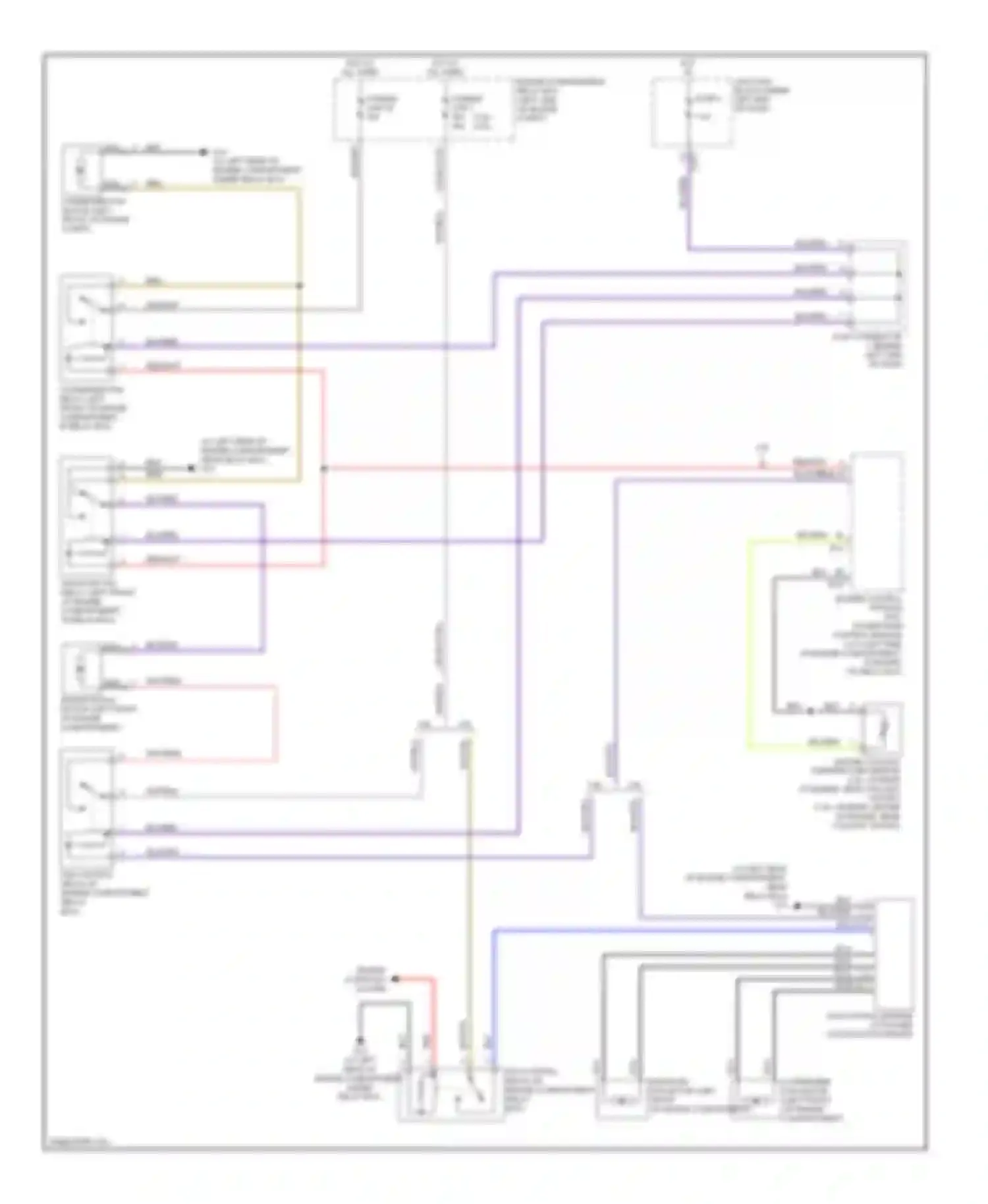 Eclipse Mitsubishi IV (2005-2008): Cooling fan circuit