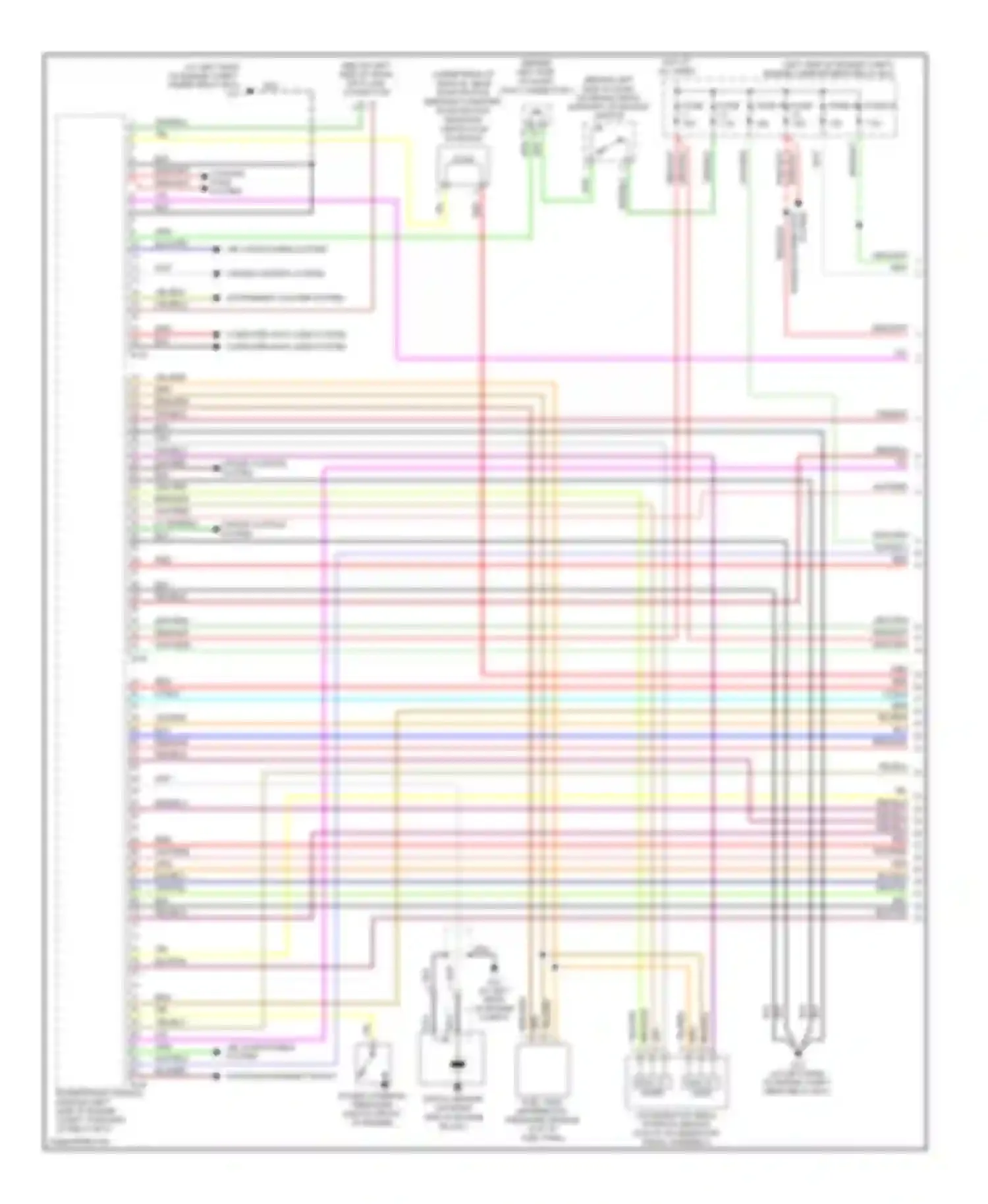 Eclipse Mitsubishi IV (2005-2008): Wiring diagram engine performance 2.4l, a/t (1 of 5)