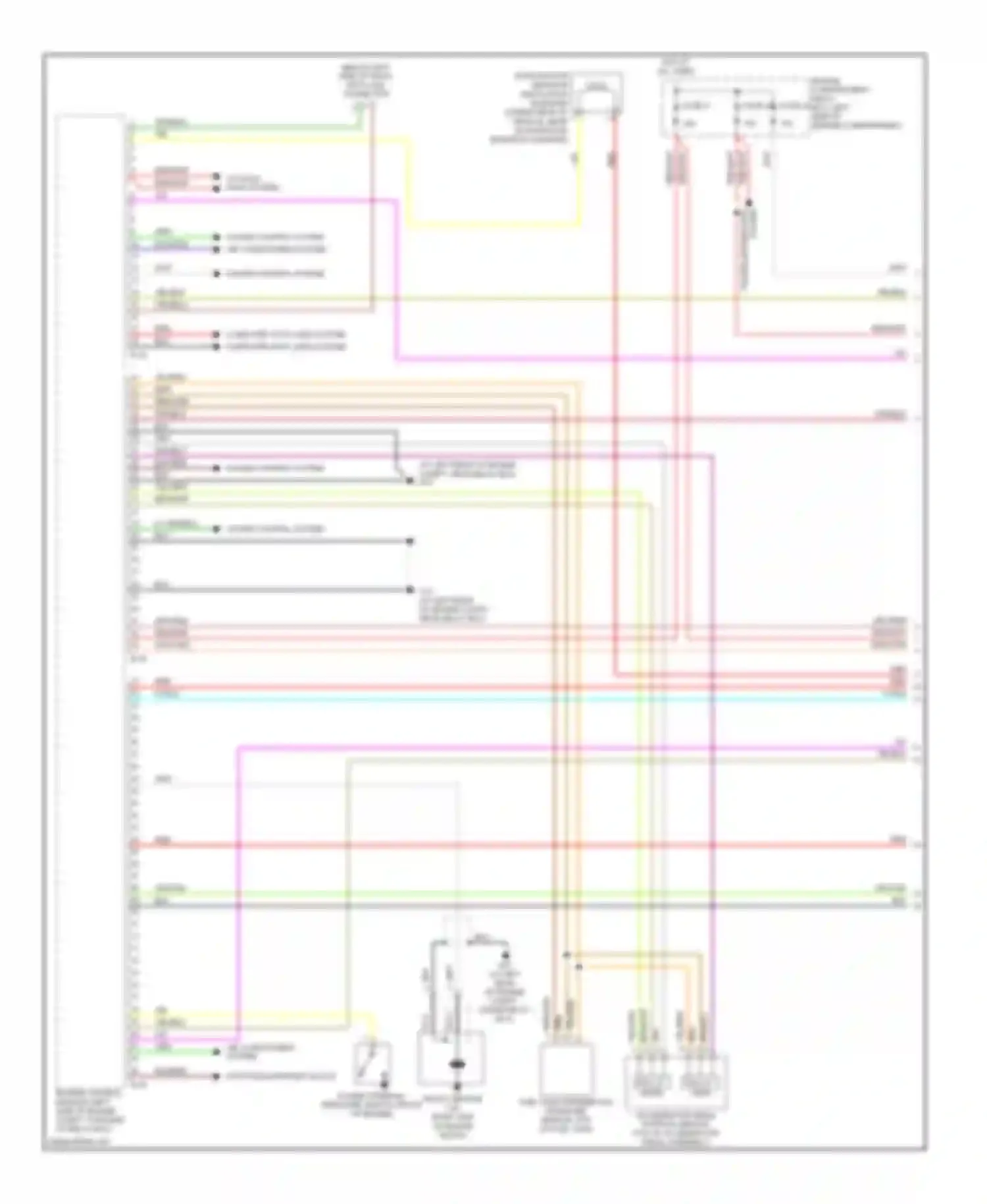 Eclipse Mitsubishi IV (2005-2008): Wiring diagram engine performance 2.4l, m/t (1 of 4)