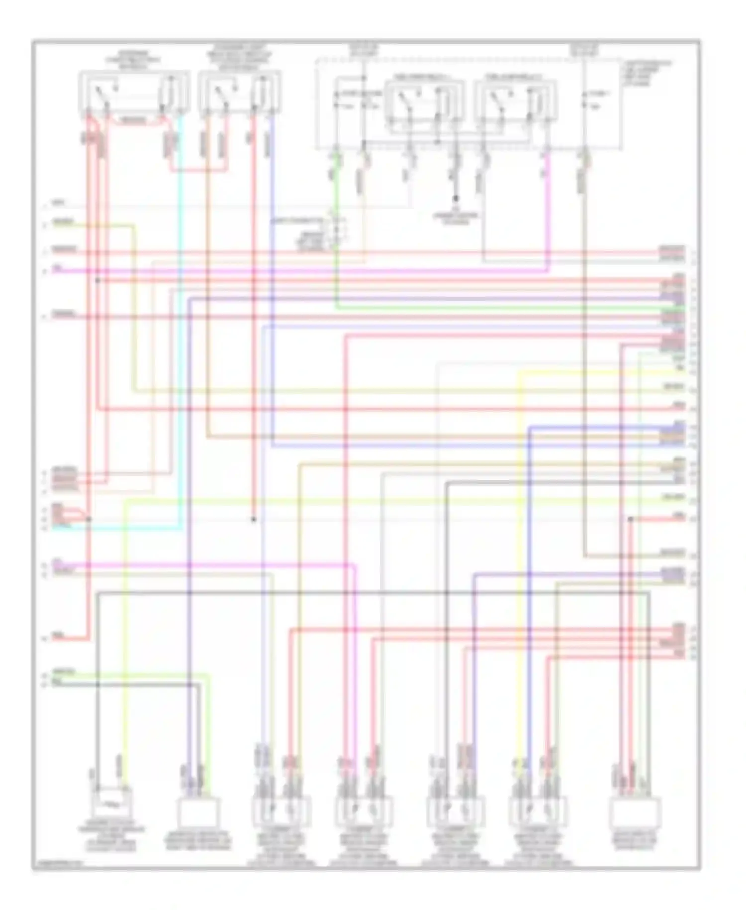 Eclipse Mitsubishi IV (2005-2008): Wiring diagram engine performance 2.4l, m/t (2 of 4)