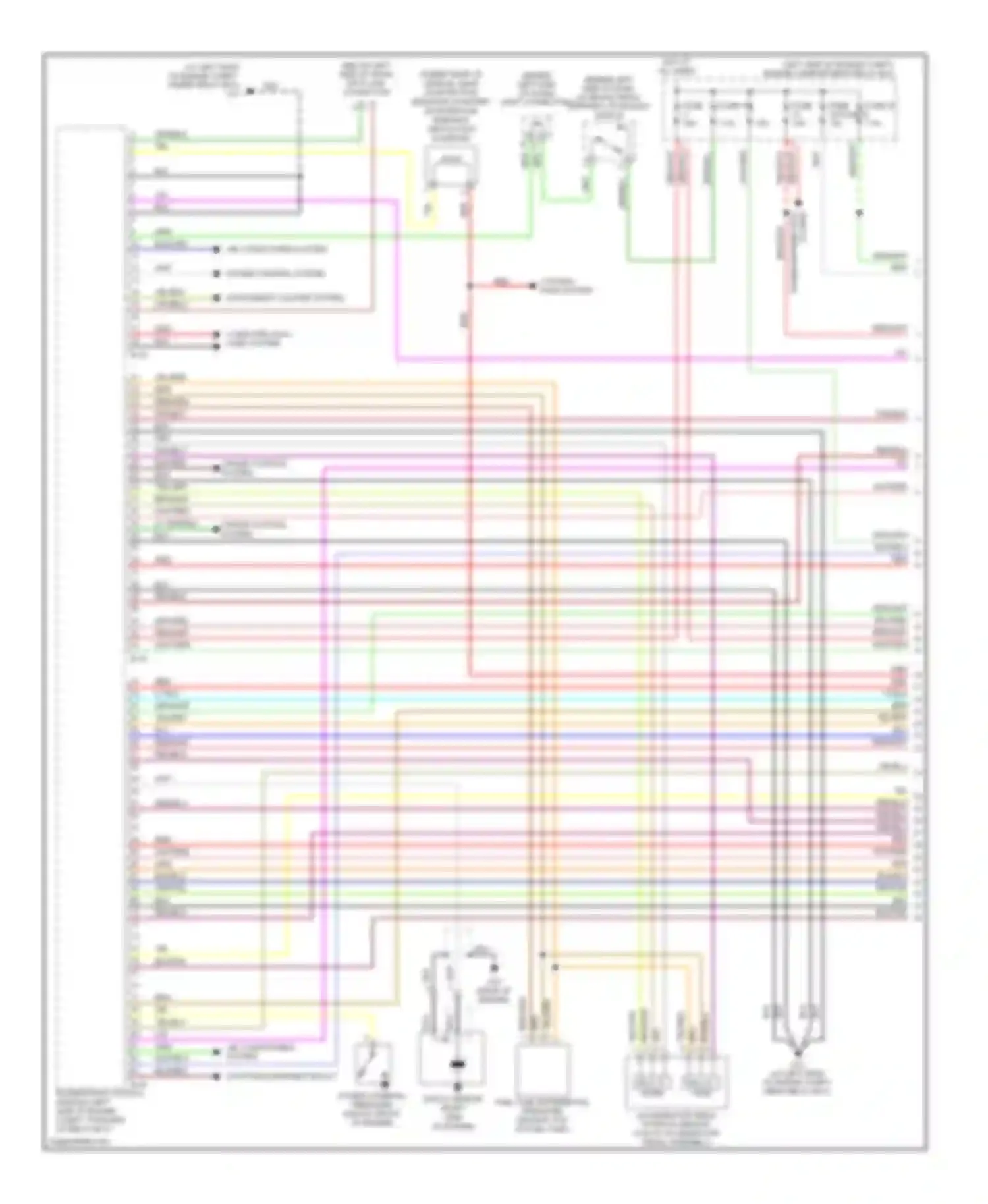 Eclipse Mitsubishi IV (2005-2008): Wiring diagram engine performance 3.8l, a/t (1 of 5)