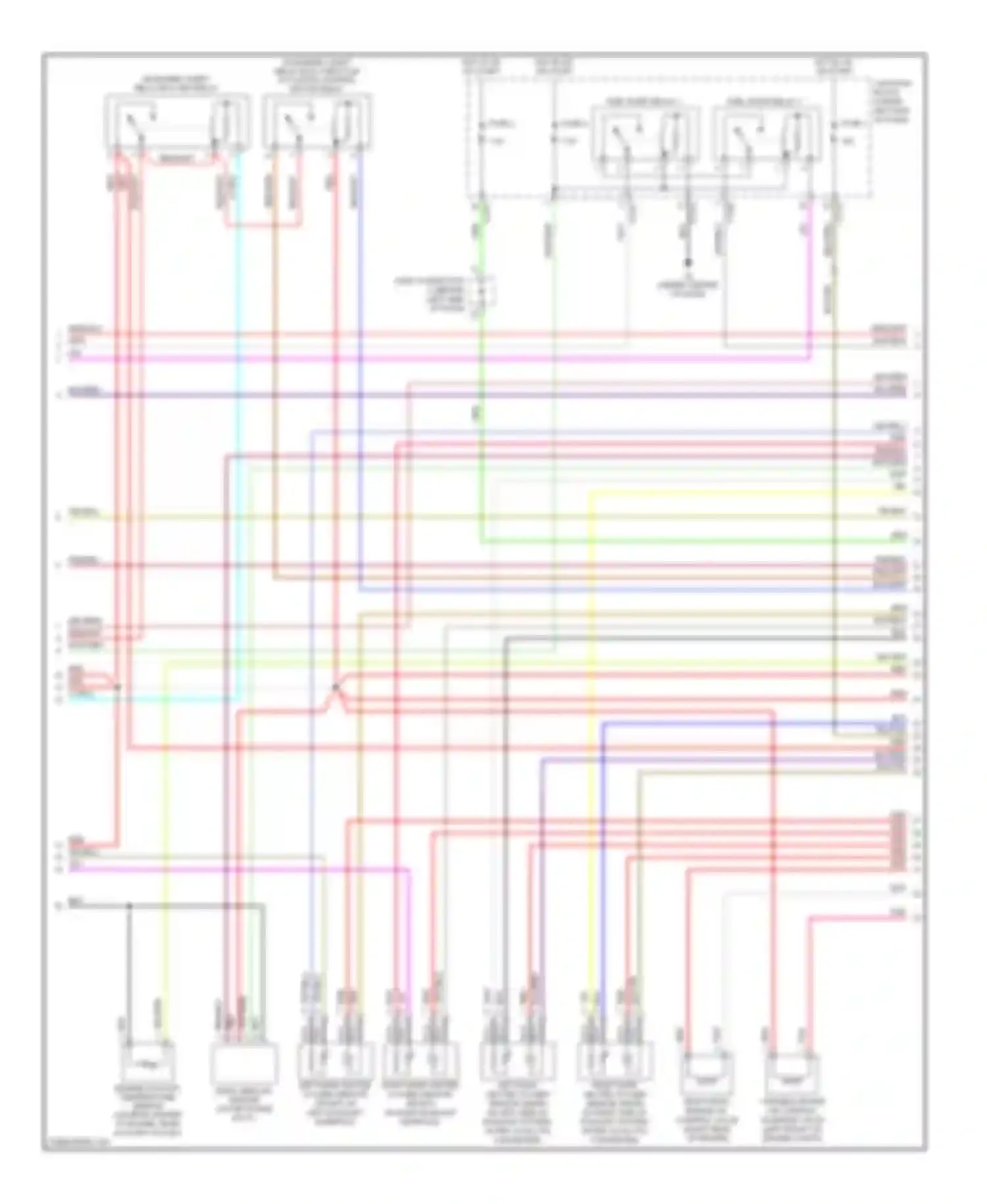 Eclipse Mitsubishi IV (2005-2008): Wiring diagram engine performance 3.8l, m/t (2 of 4)