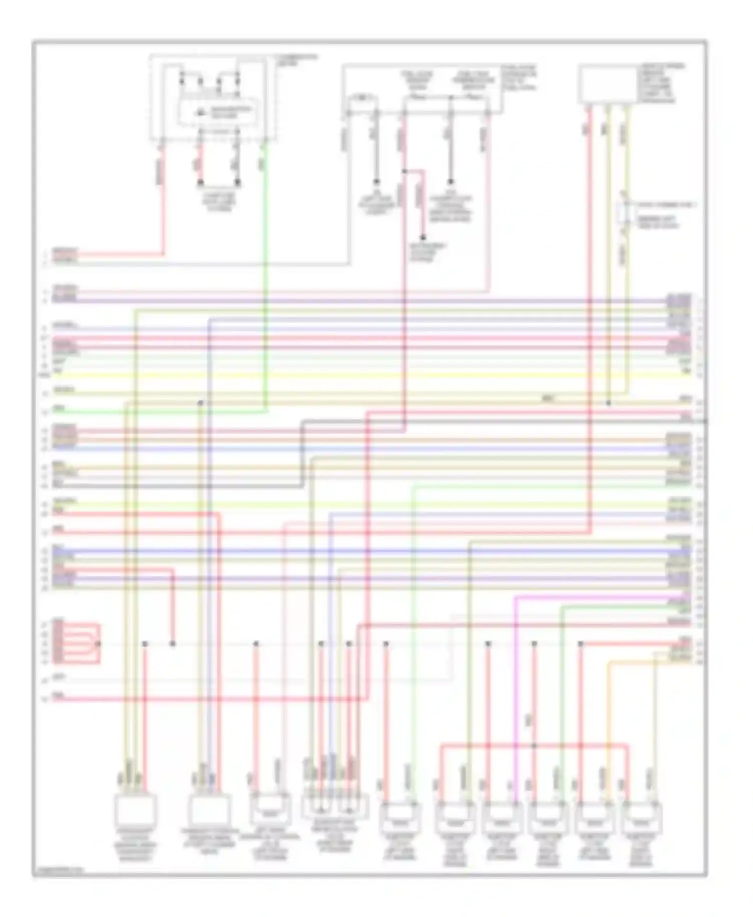 Eclipse Mitsubishi IV (2005-2008): Wiring diagram engine performance 3.8l, m/t (3 of 4)