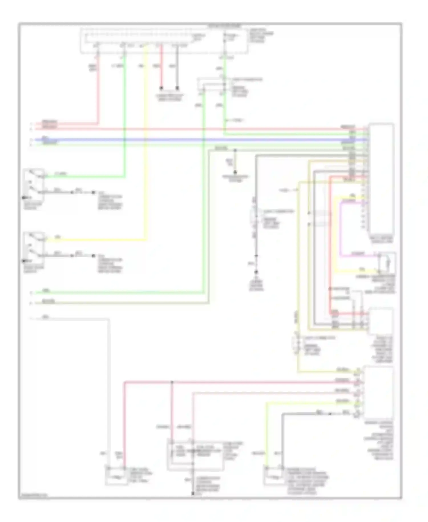 Eclipse Mitsubishi IV (2005-2008): Instrument cluster circuit (2 of 2)